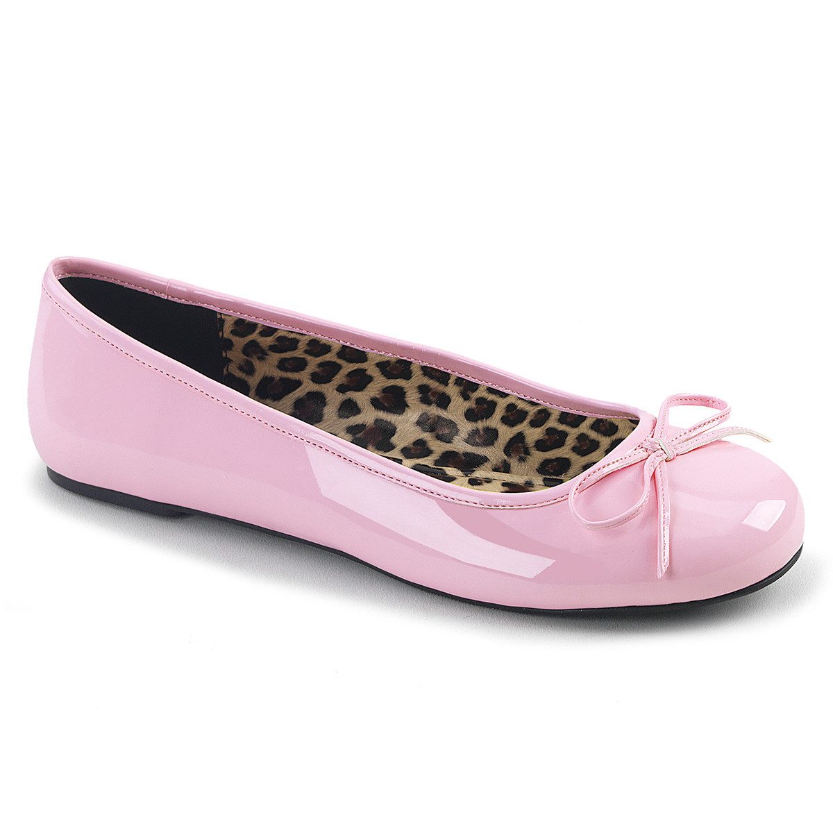 Pleaser Pink Label Sale ANNA-01 Pleaser Pink Label Erwachsenen Ballerinas Schuhe Schleife High-Heel-Stiefel