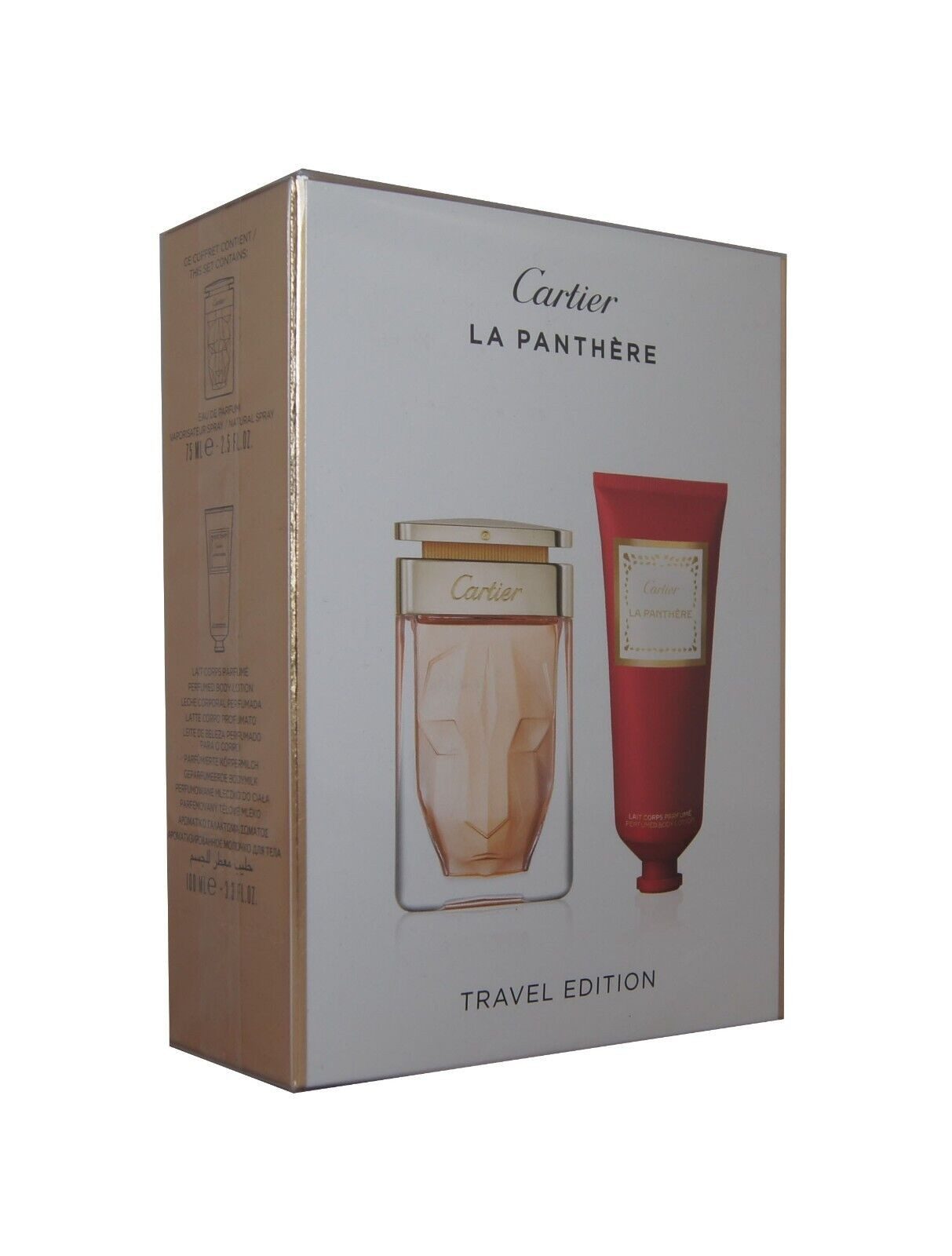 Cartier Duft-Set Cartier La Panthere Eau de Parfum edp 75ml & La Panthere BL 100ml, 1-tlg.