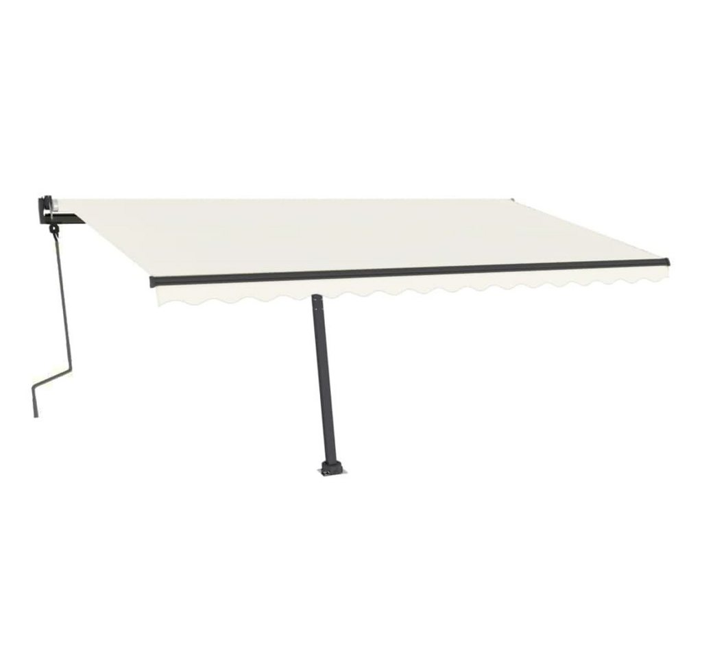 Thumbnail - furnicato Markise Standmarkise Manuell Einziehbar 450x350 cm Creme (1-St)