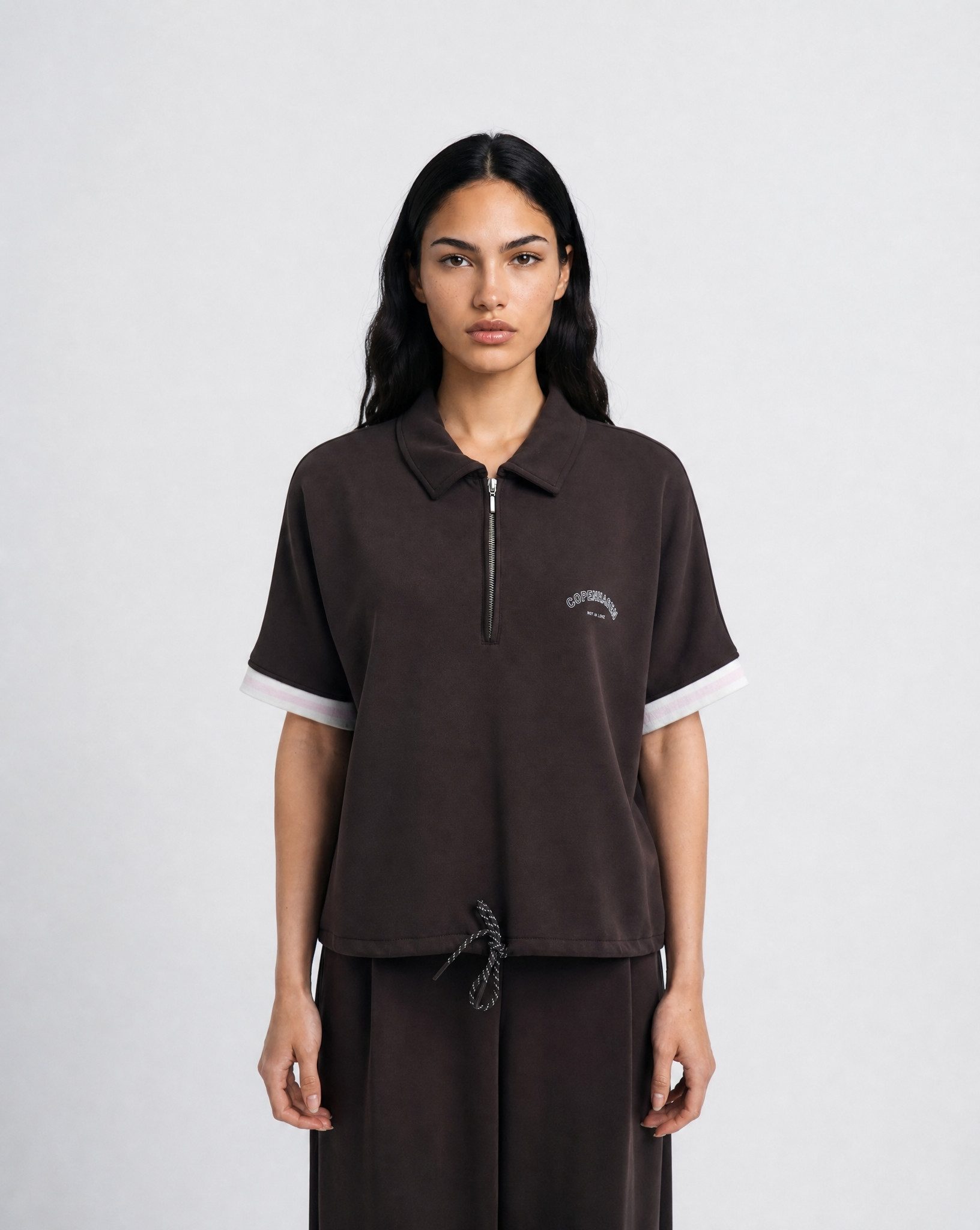 Smith & Soul Poloshirt in Sweatqualität, Tunnelzug