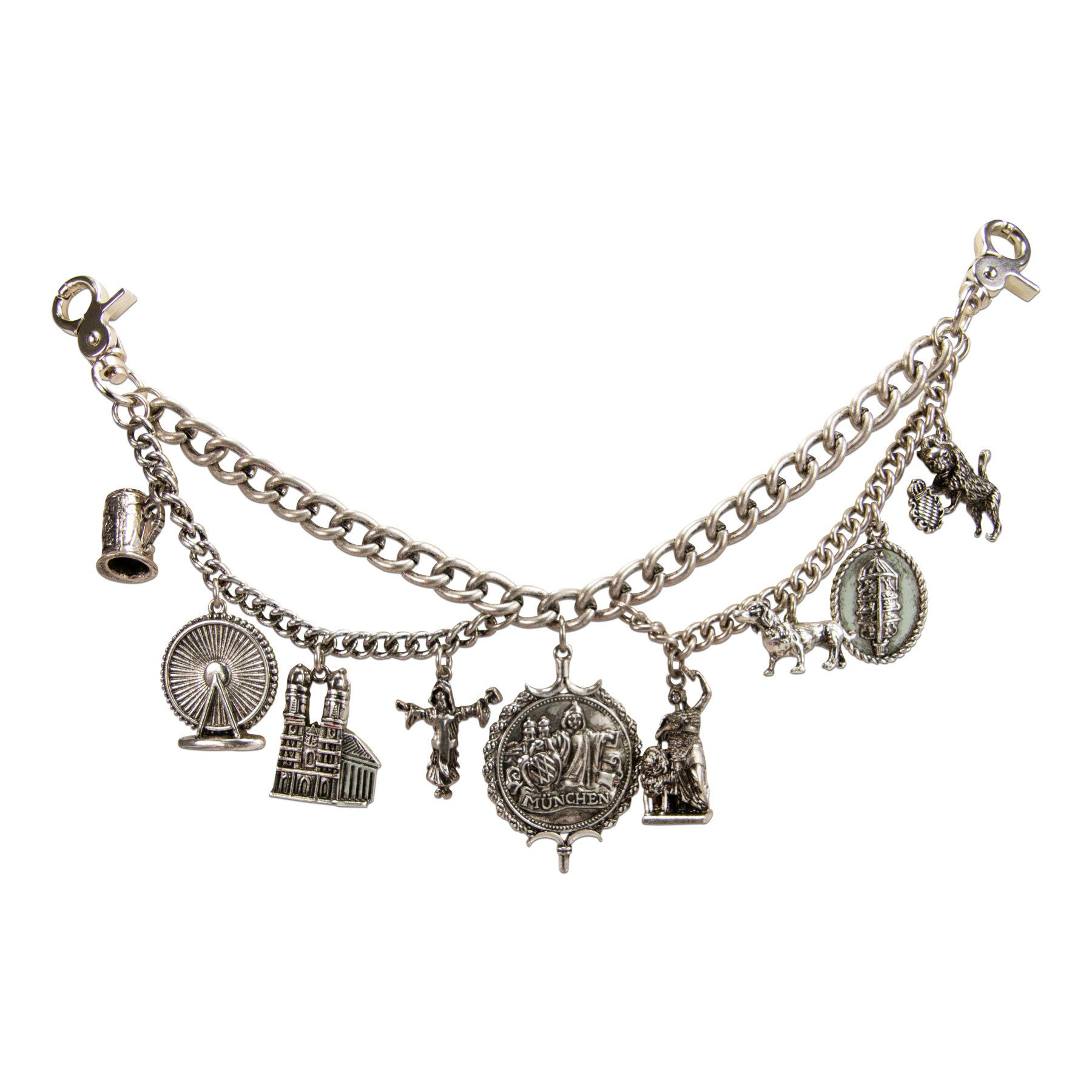 Alpenflüstern Kette mit Anhänger Trachten-Charivari München (antik-silber-f günstig online kaufen