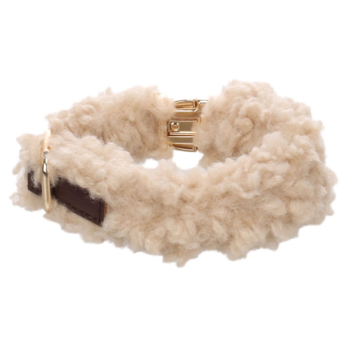 Flamingo Hunde-Halsband Halsband Pookie beige
