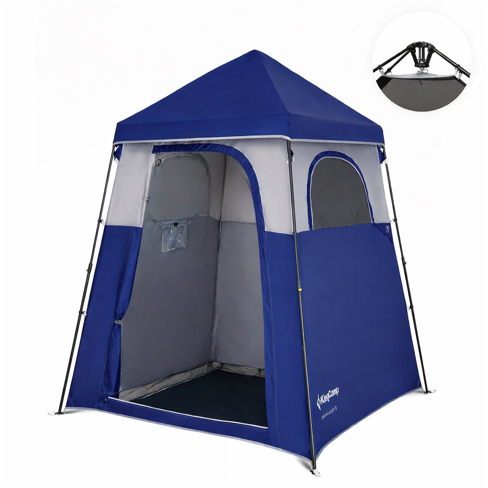 KingCamp Gartendusche Duschzelt Marasusa Q Camping Umkleidezelt - WC Toi