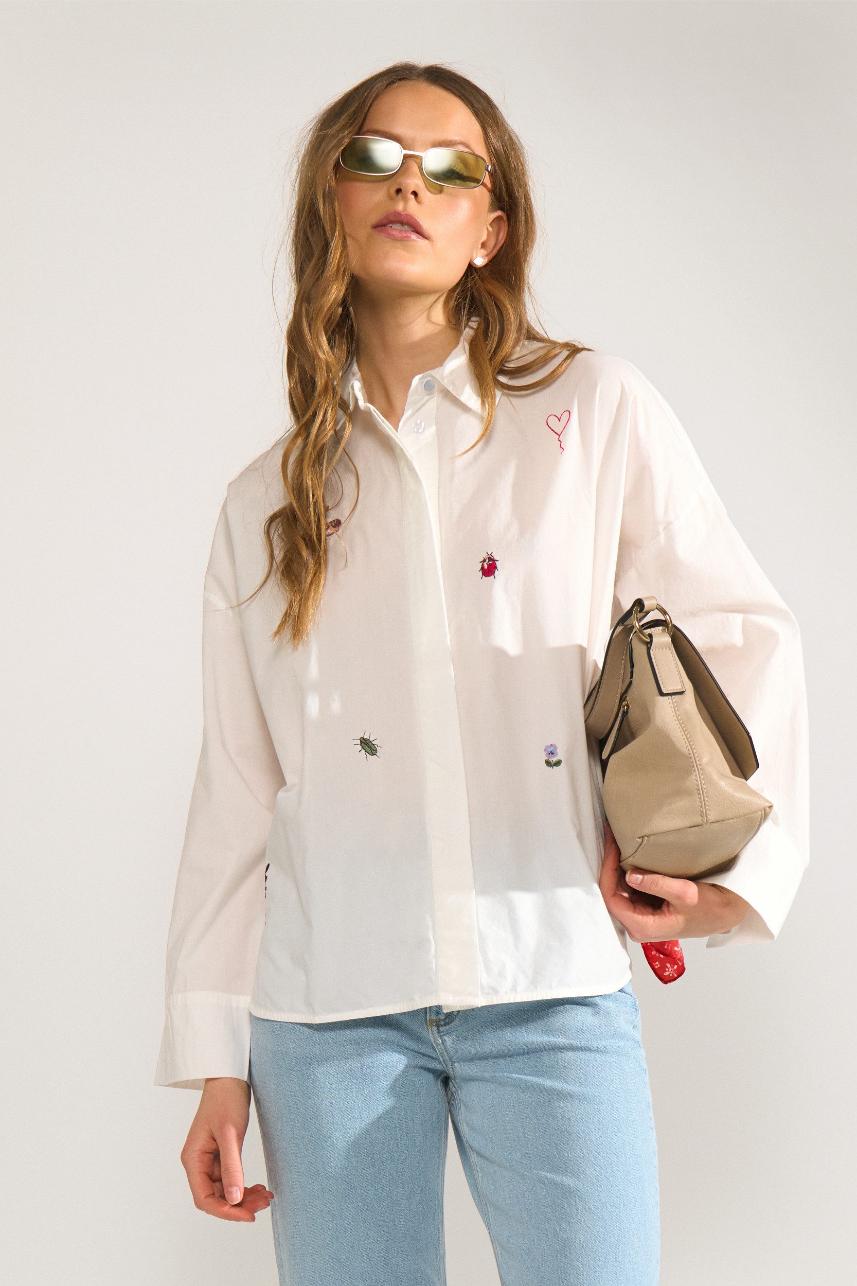 nümph Klassische Bluse