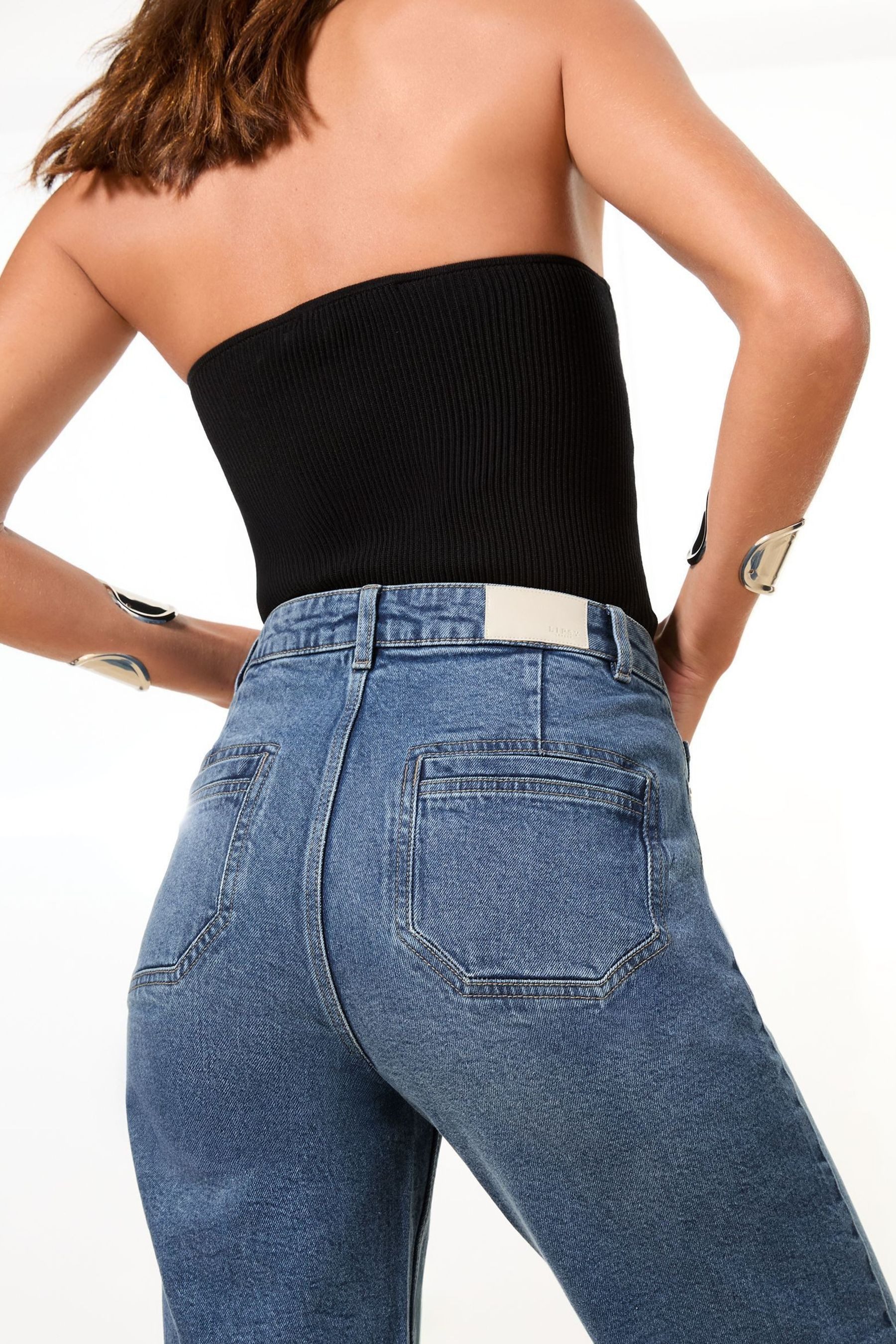 LIPSY Straight-Jeans Lipsy Jeans mit kurzem, geradem Schnitt, Regular (1-tlg)