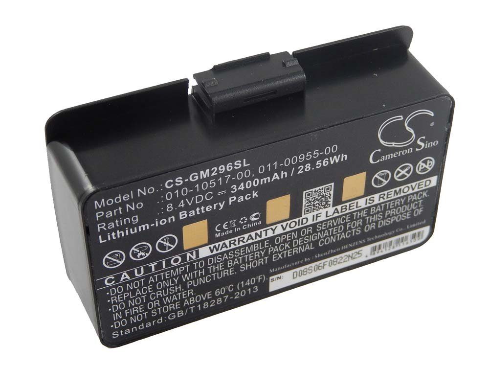 vhbw passend für Garmin GPSMap 276, 276c, 296, 378, 396, 478, 496, 376, Akku 3400 mAh