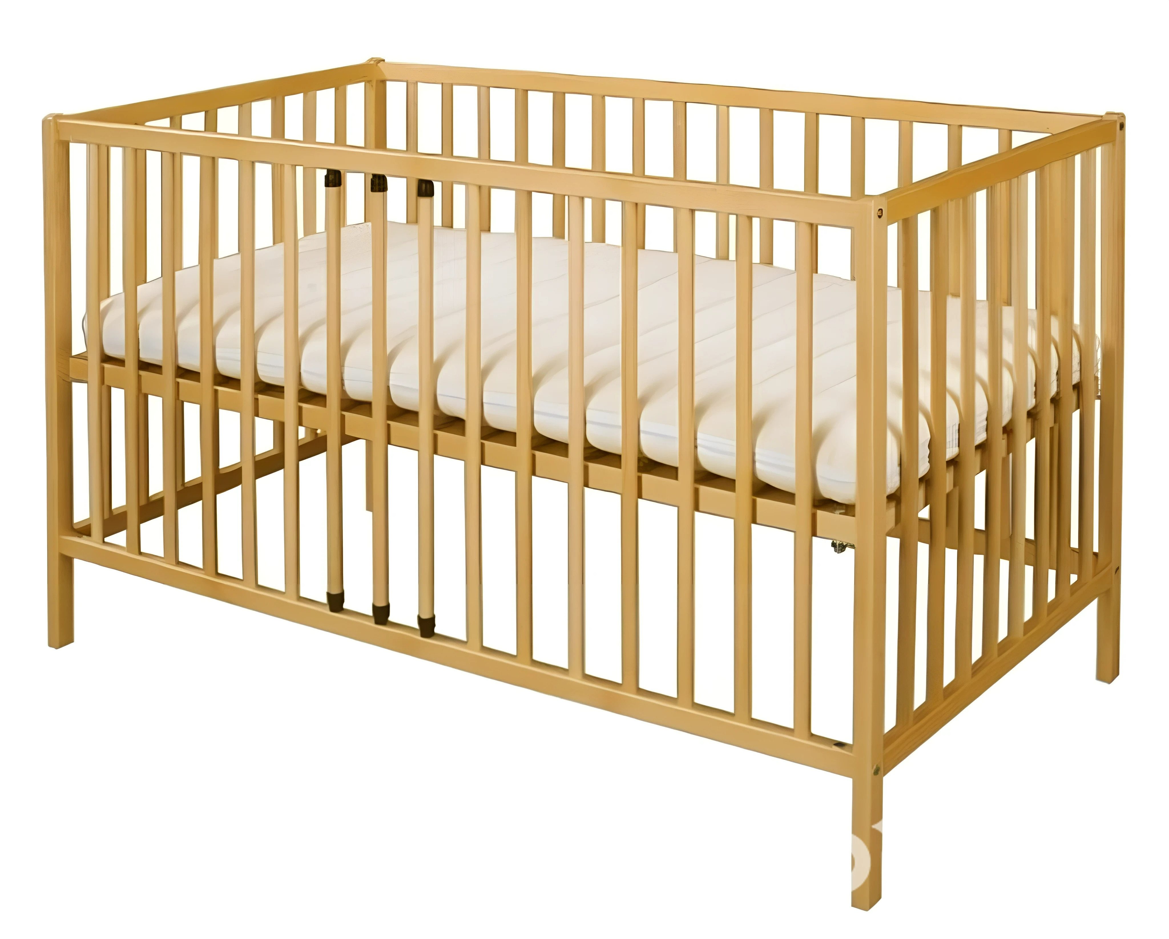 Babybett Kinderbett 120x60 Vollholz Möbel Holz Möbel Handarbeit Natur