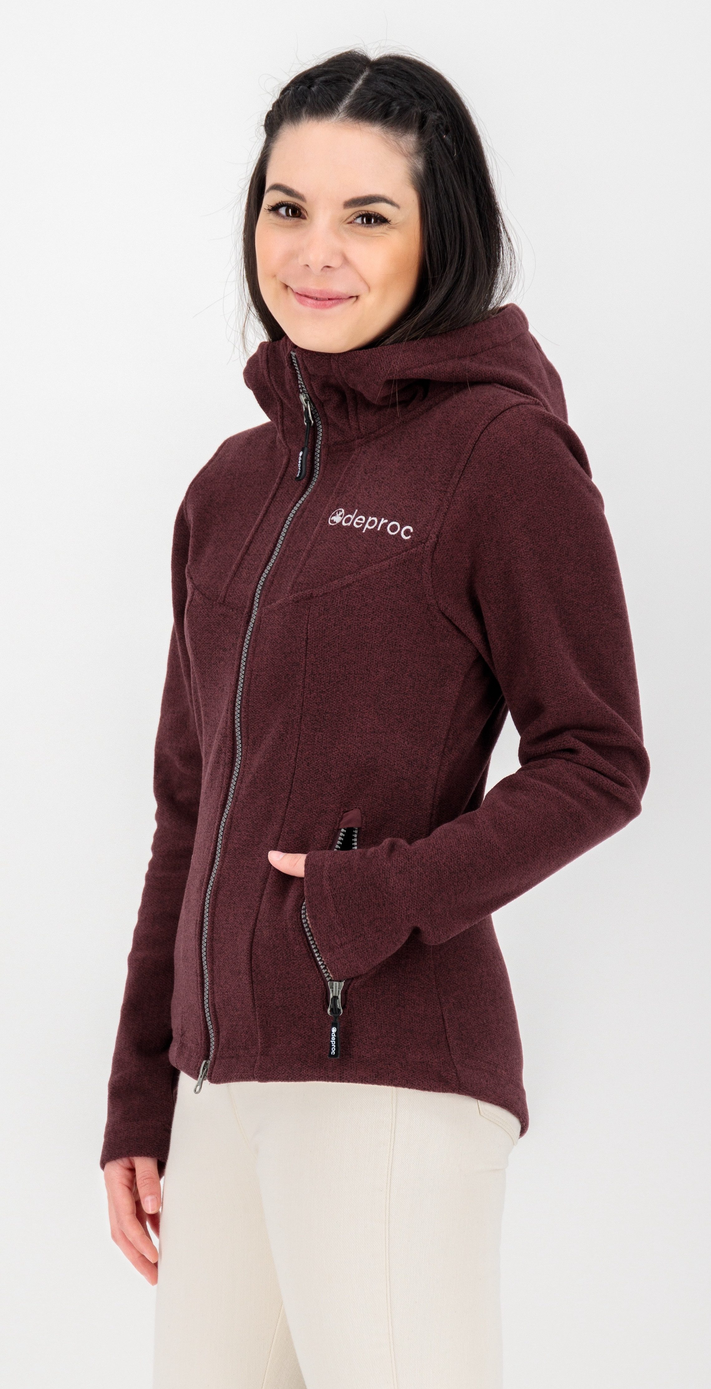 DEPROC Active Strickfleecejacke GLORY MAY mit günstig online kaufen