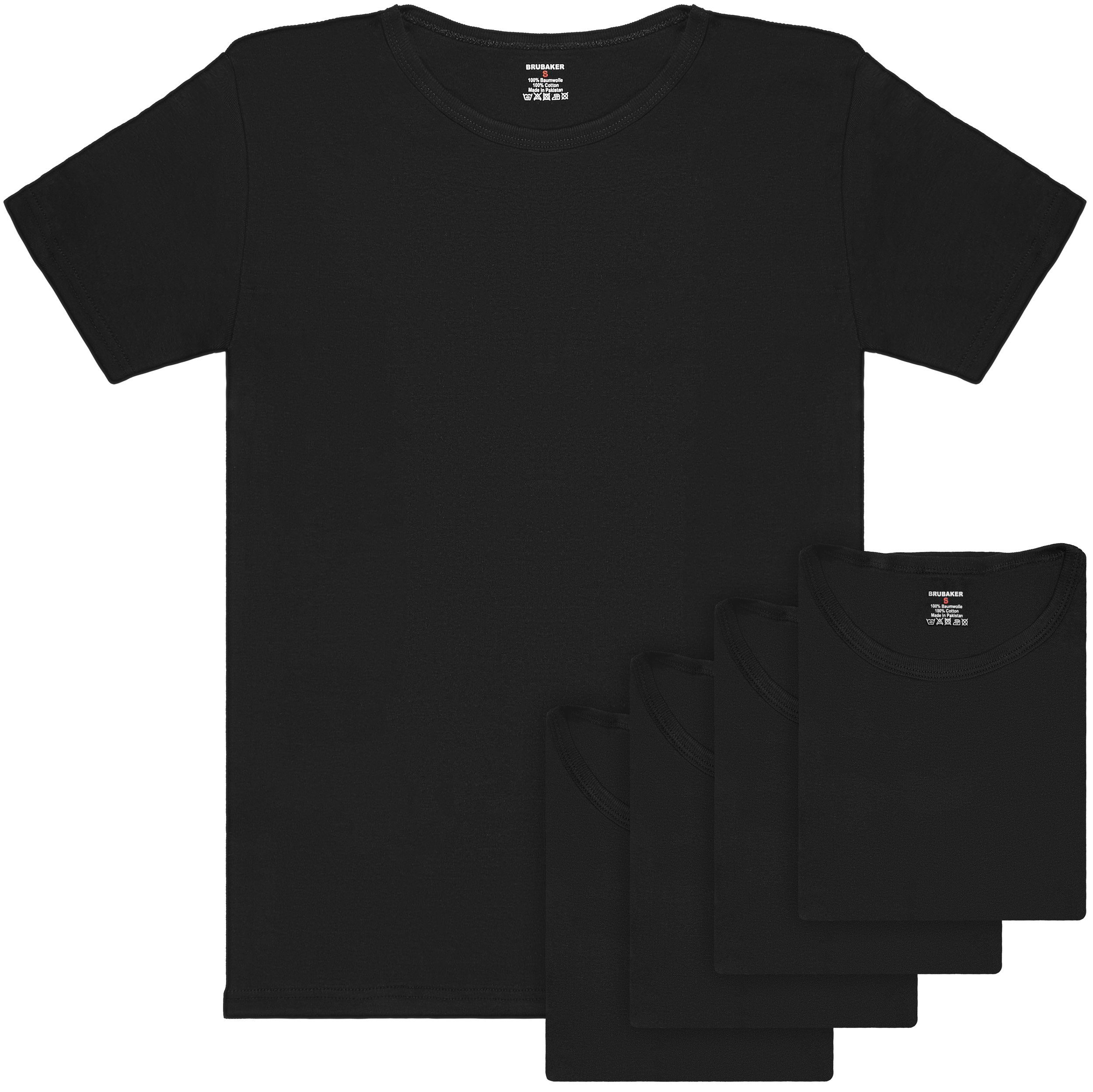 BRUBAKER Unterziehshirt Herren Unterhemd mit Rundhals günstig online kaufen