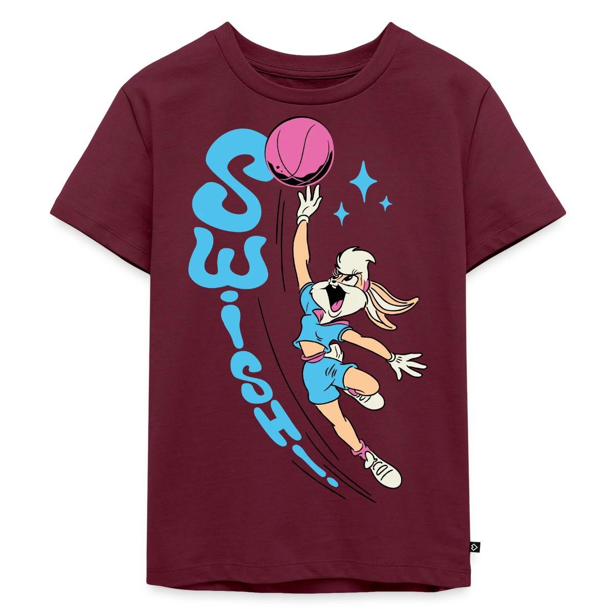 Spreadshirt T-Shirt Looney Tunes Lola Bunny Swish Basketball-Design Kinder Premium T-Shirt (1-tlg)