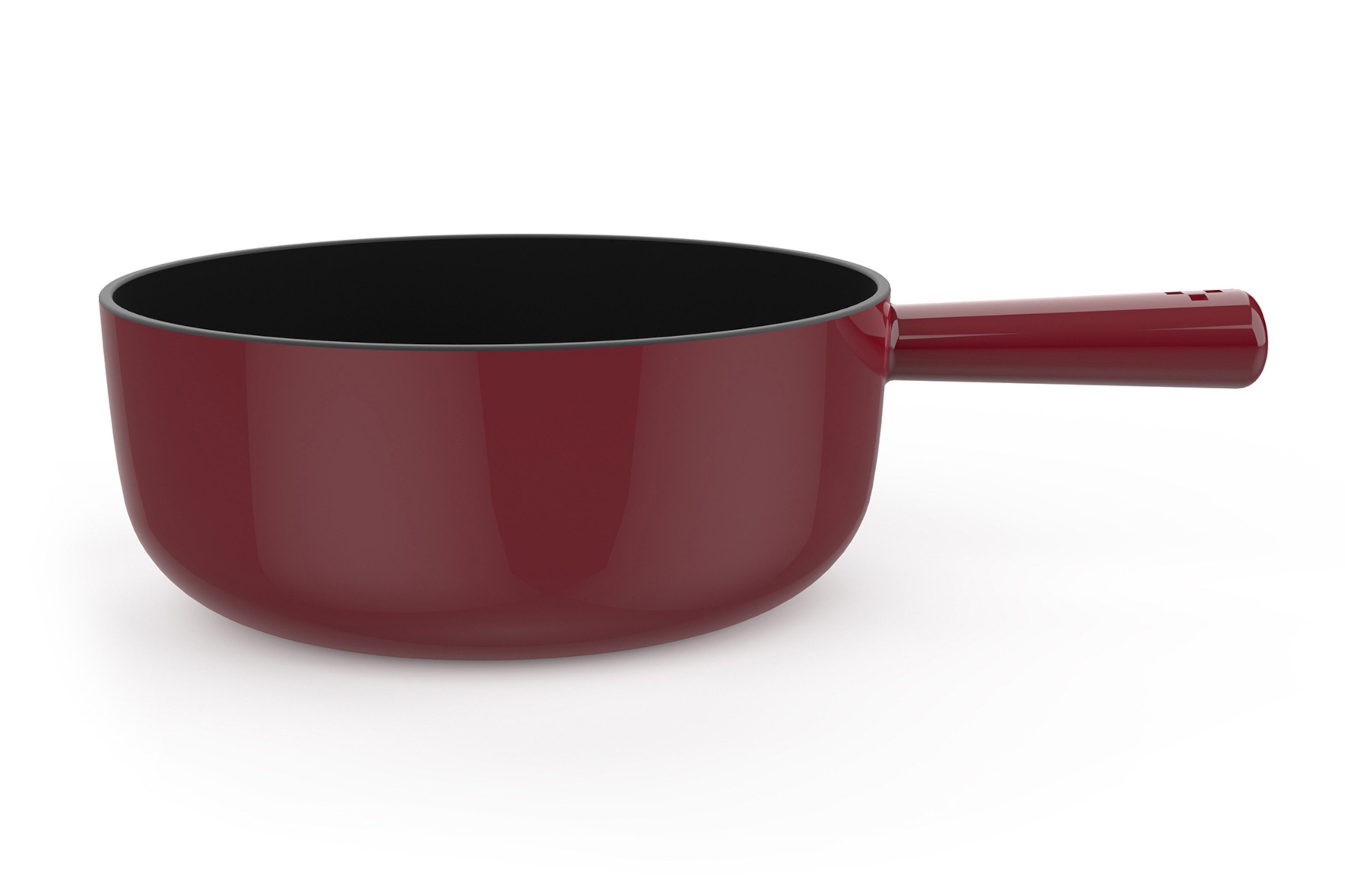 Stöckli Fonduetopf Stöckli Caquelon Classic RB Ø 20 cm Rot-Schwarz