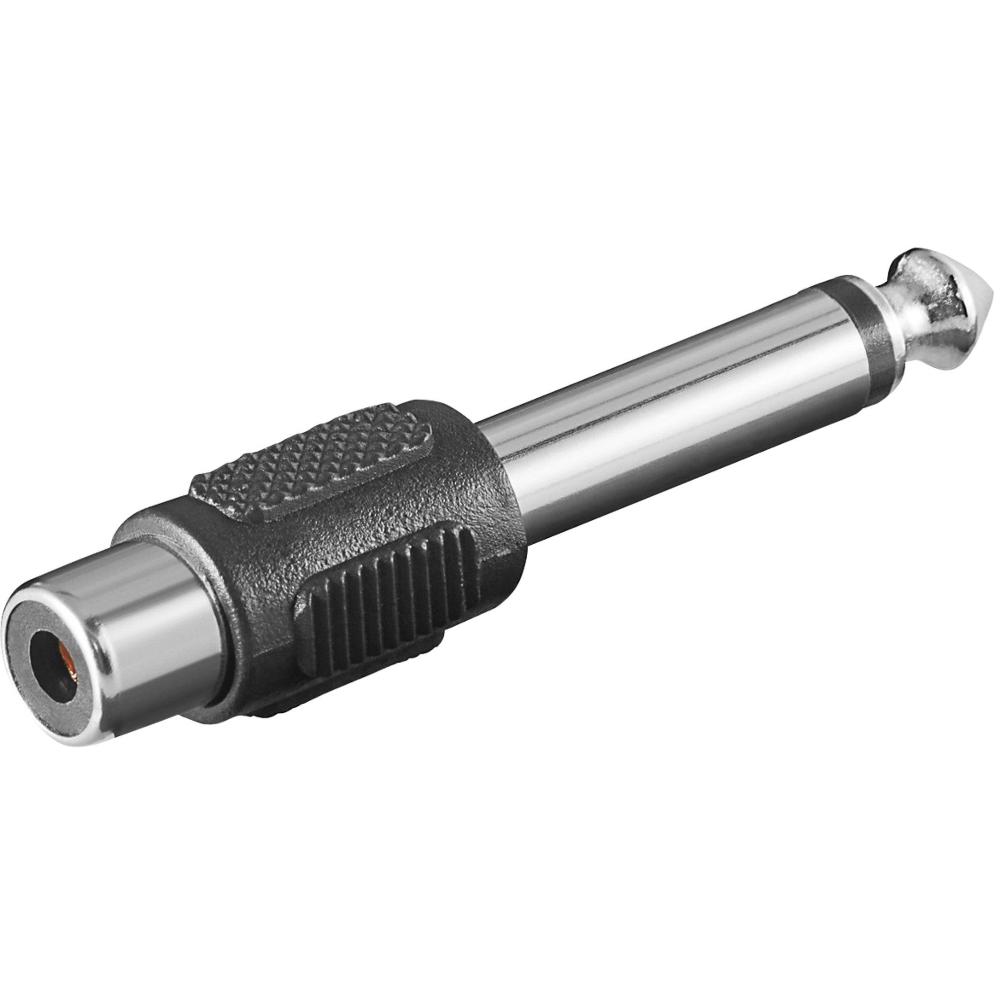 goobay Adapter Klinke 6,35mm -> Cinch Buchse Audio-Kabel