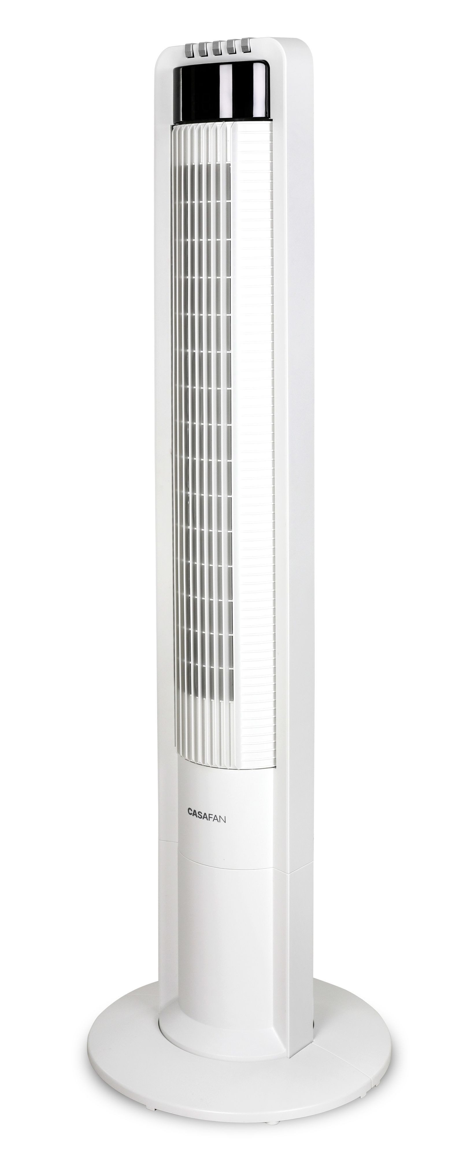 CasaFan Standventilator DC Turmventilator Airos Eco Tower Weiß mit Fernbedienung, Timer