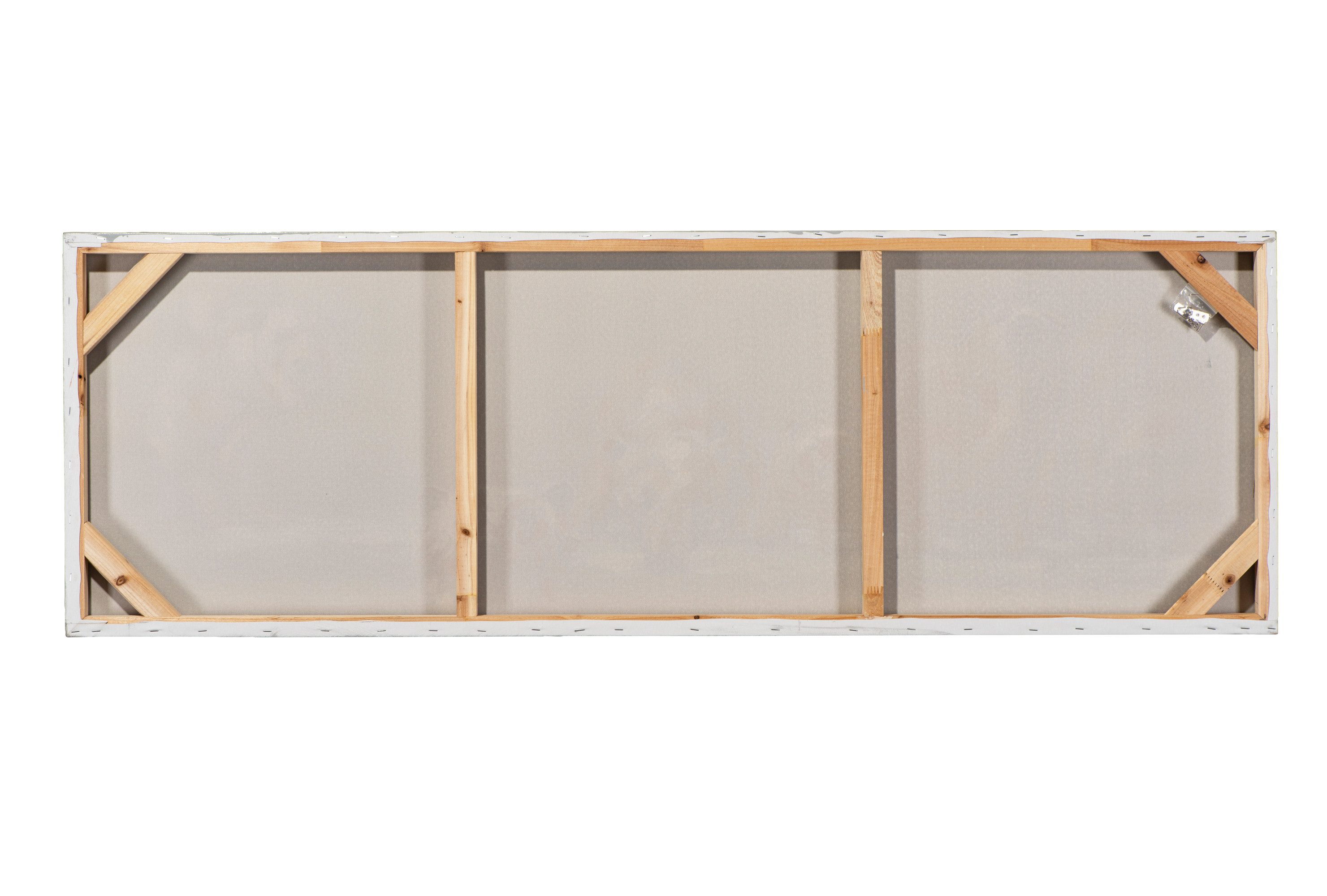 ArtUniverse Gemälde Leinwandbild Abstrakte Geometrie 50 x 150 cm, Abstrakt