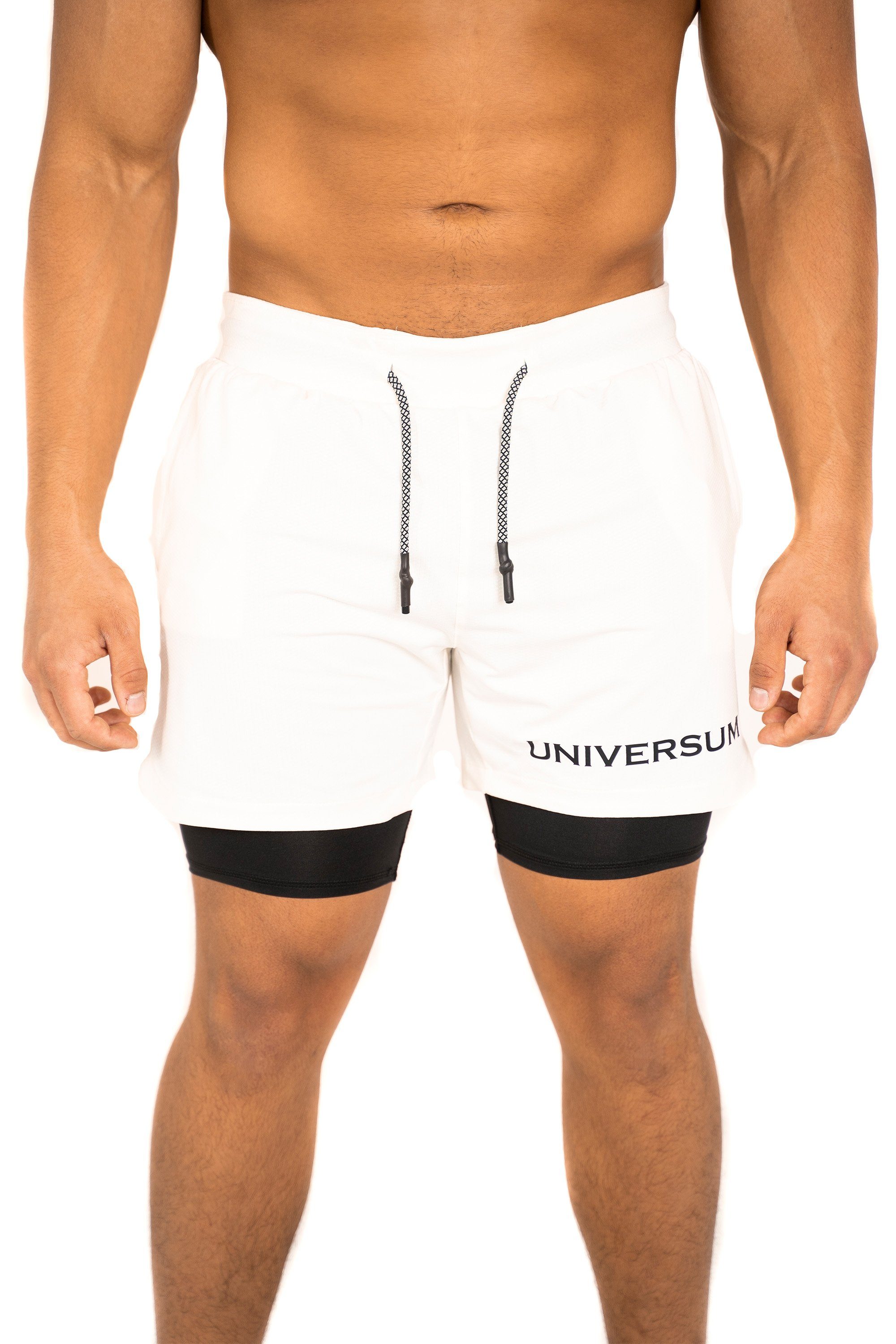 Universum Sportwear Sporthose »Kurze Hose mit versteckter Handytasche«  Shorts mit funktioneller Unterziehhose online kaufen | OTTO