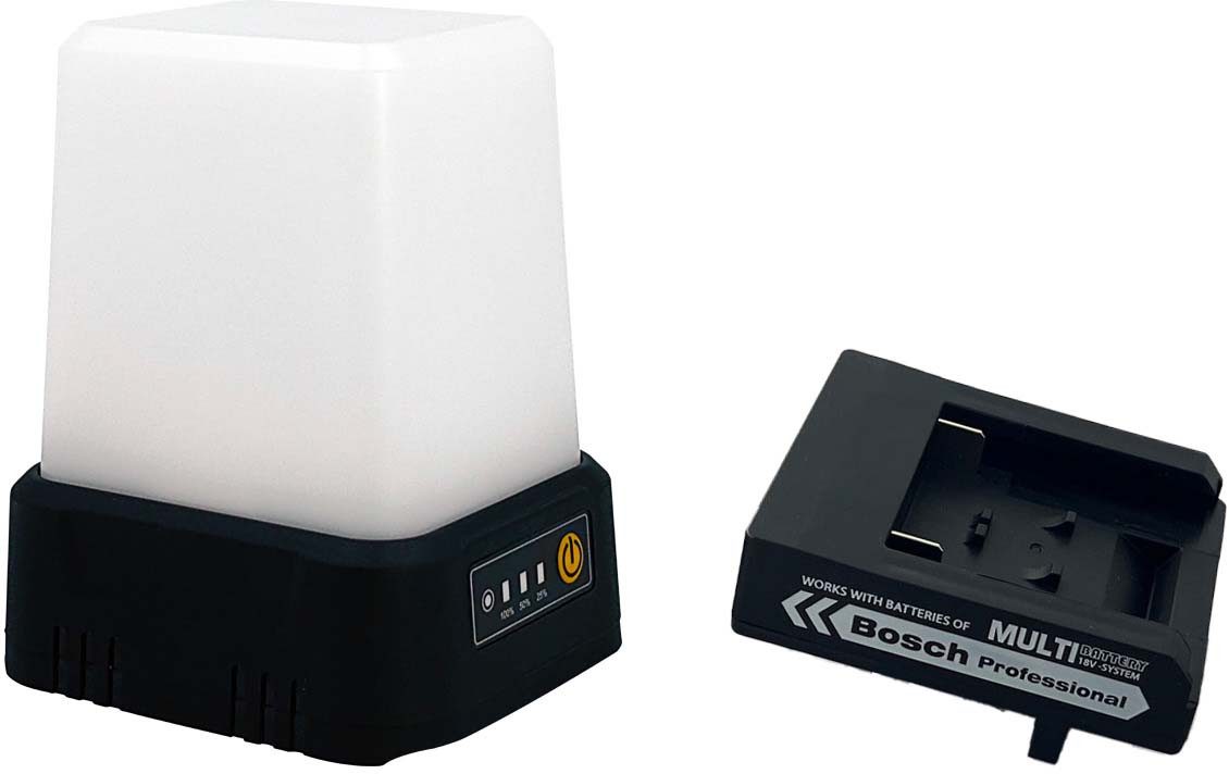 Northpoint LED Arbeitsleuchte 360° klappbar 3-stufig dimmbar 1600lm für 18V Bosch/Makita Akkus