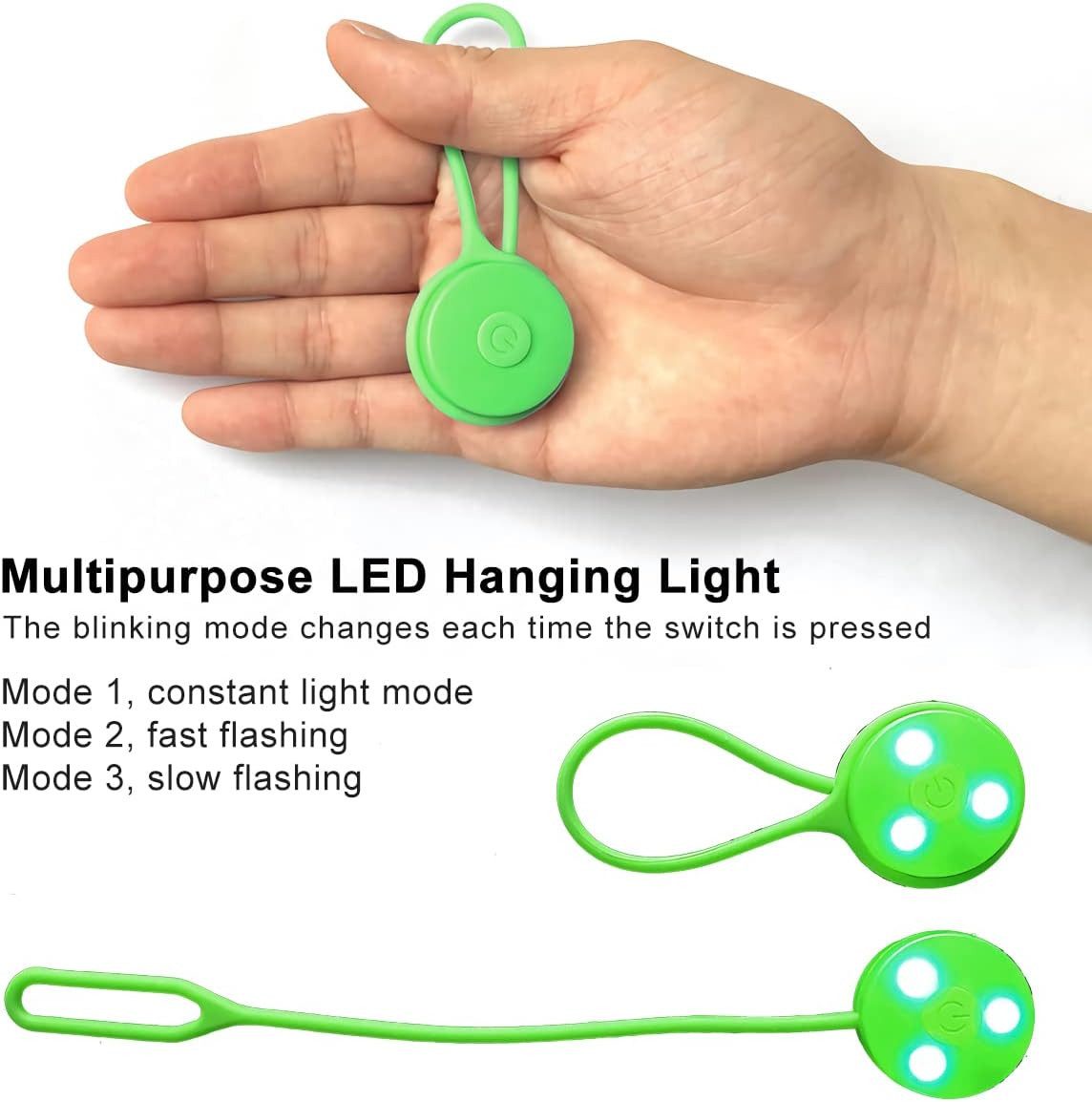 FELIXLEO Fahrradreflektor LED Blinklicht Schulranzen 3 Stk Reflektoren Kinder