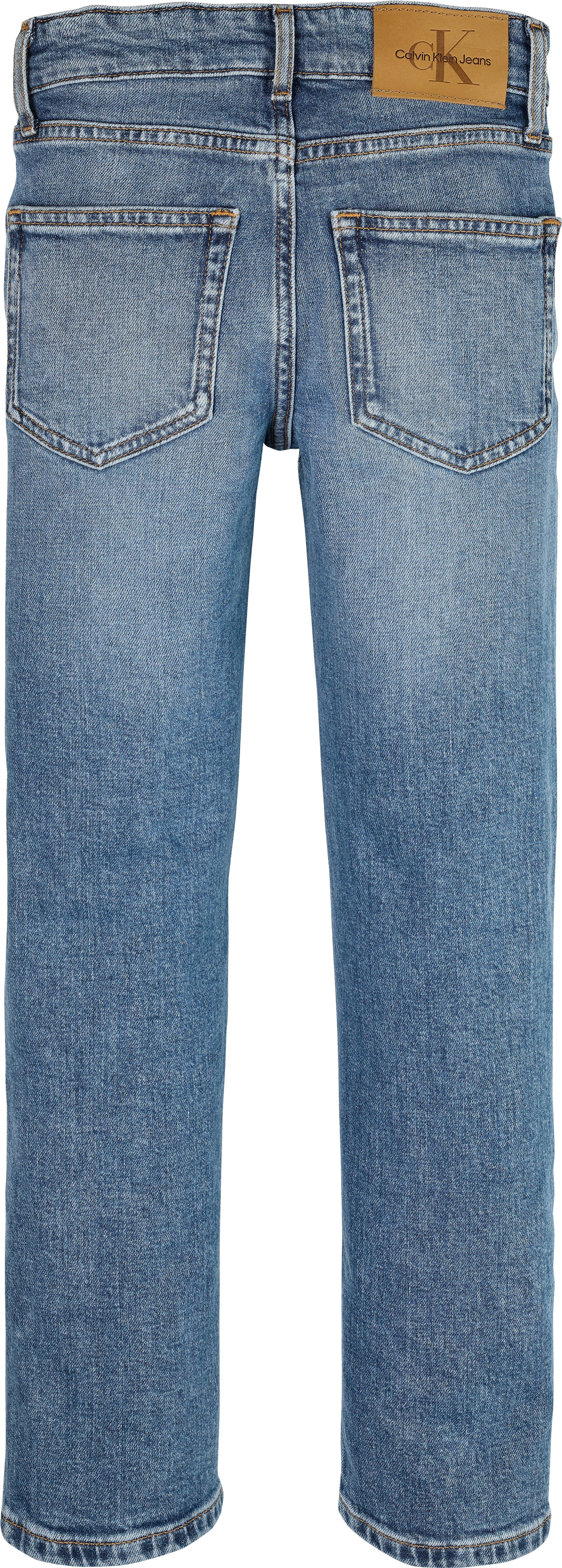 Calvin Klein Jeans Straight-Jeans STRAIGHT für Kinder bis 16 Jahre, used-Look
