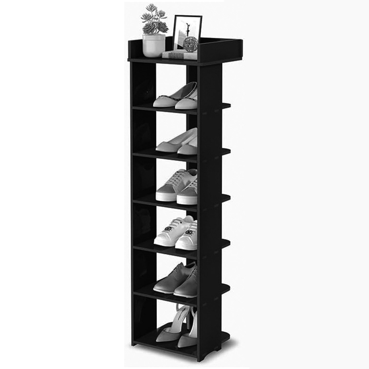 NAIMP Schuhregal Verstellbare Ablage Schuhregal Schmal günstig online kaufen