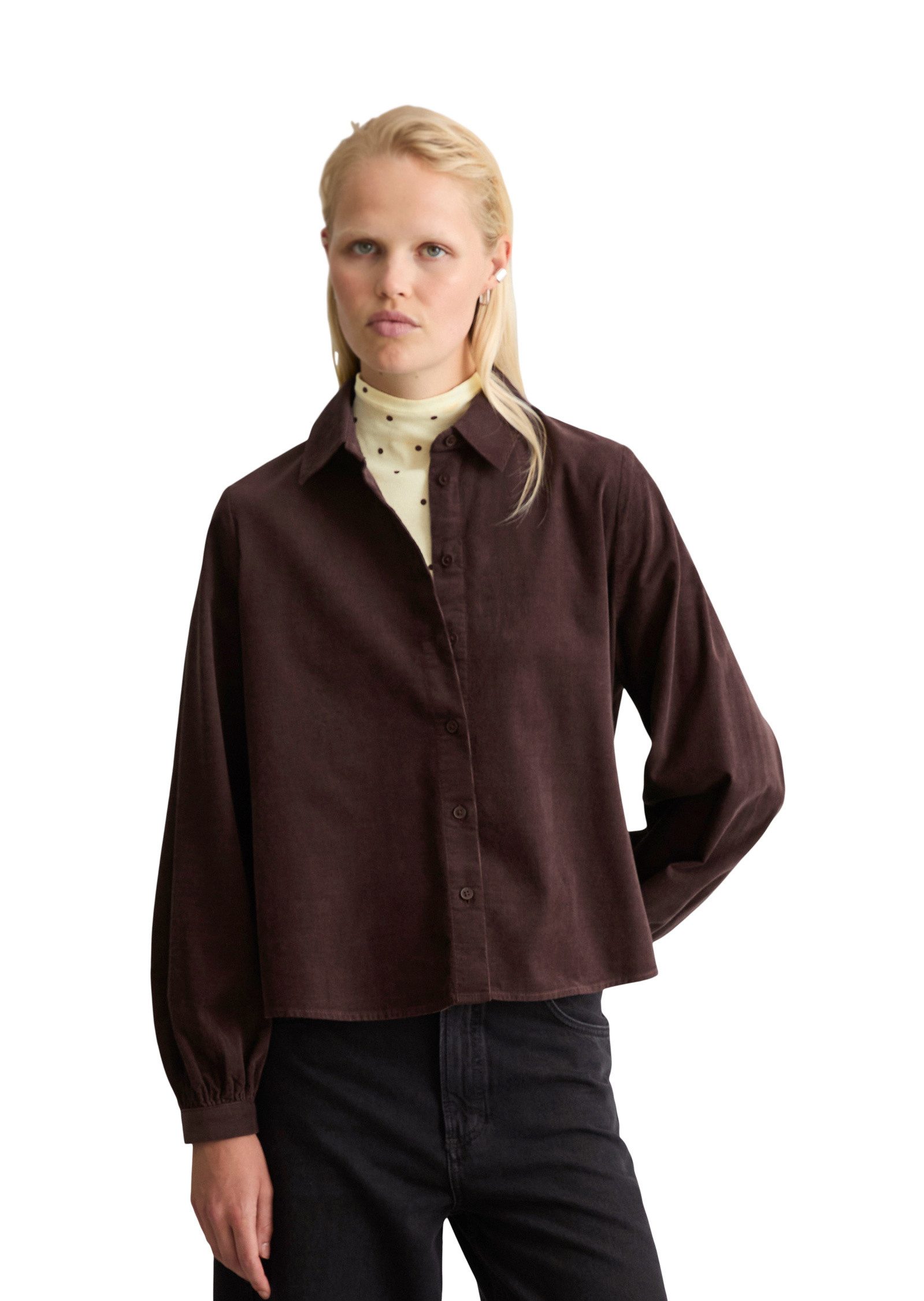 Marc O'Polo DENIM Langarmbluse aus Organic Cotton