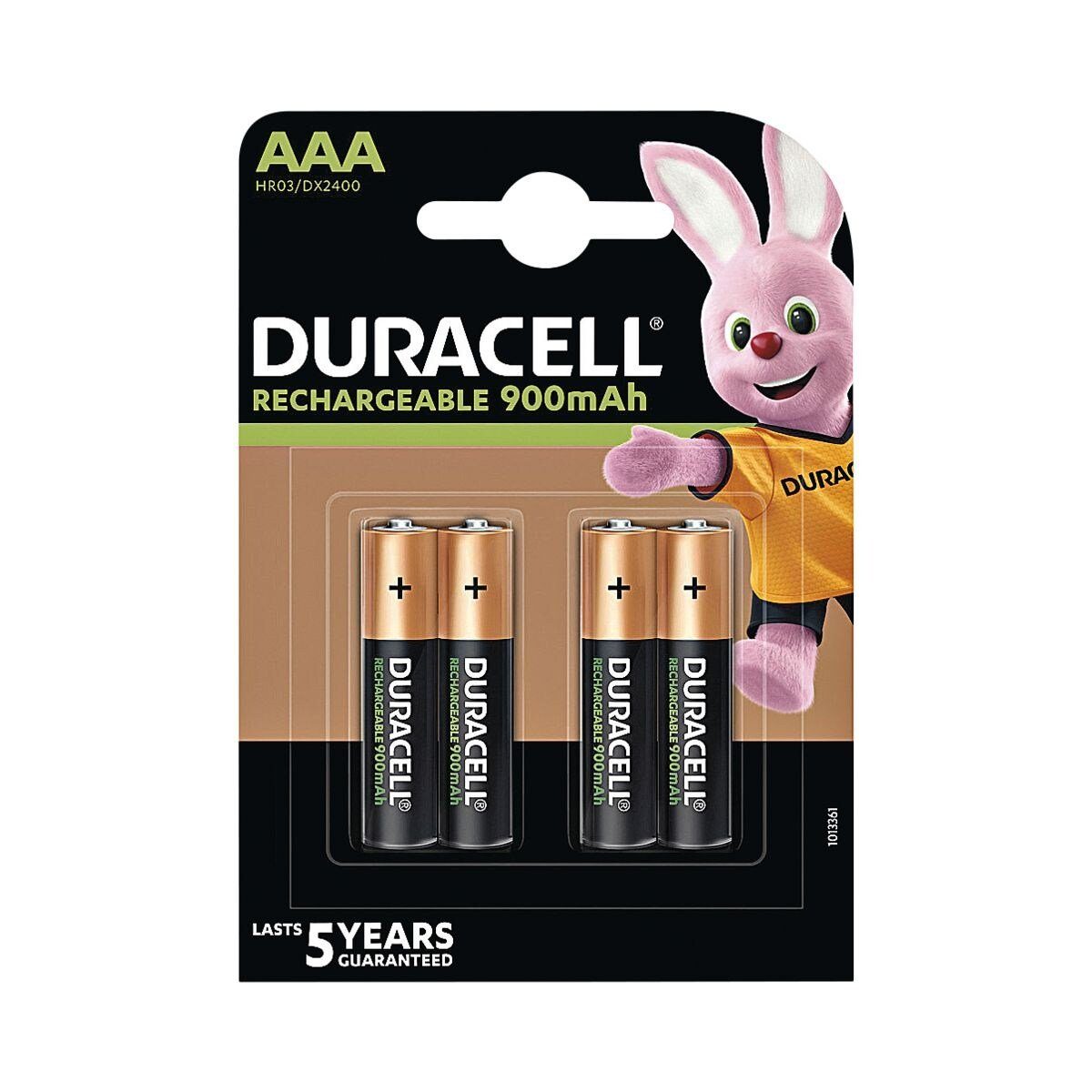 Duracell Precharged Akku (4 St), AAA, mehrere 1000x wiederaufladbar