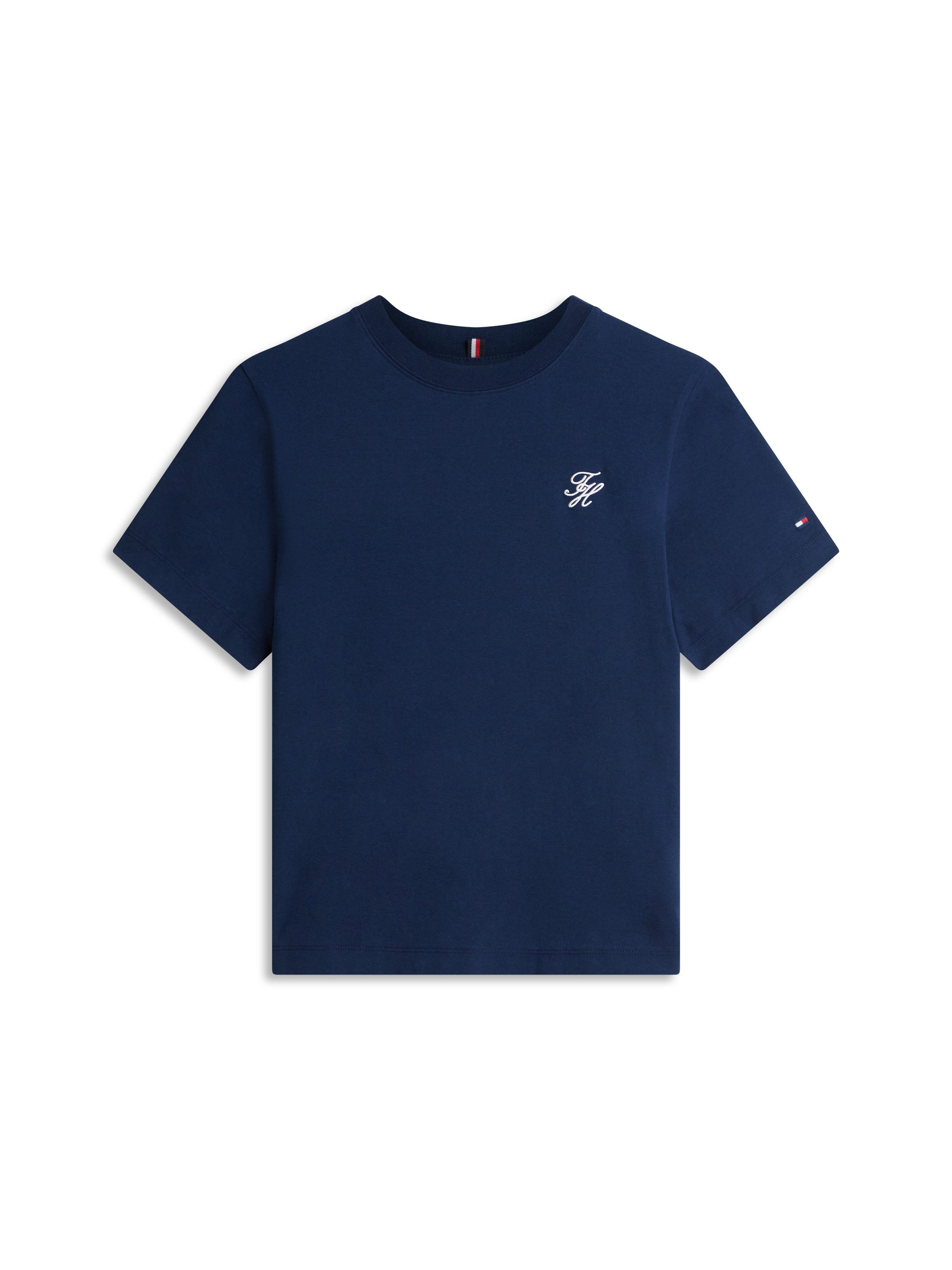 Kurzarmshirt TH SCRIPT REGULAR C-NECK SHORT SLEEVE TEE