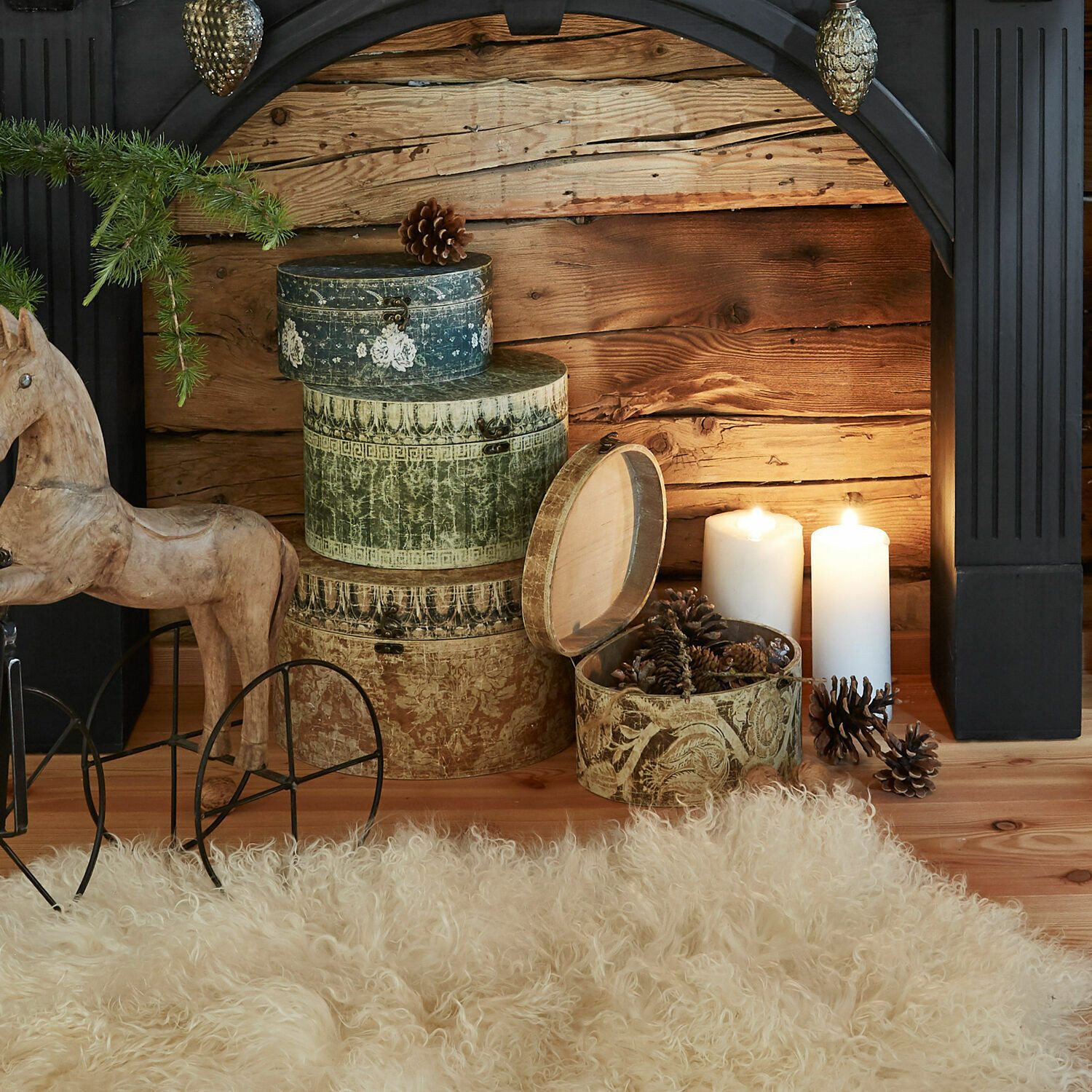 Mirabeau Dekokorb Box 4er Set Talais bunt (4er Set, 4er Set)