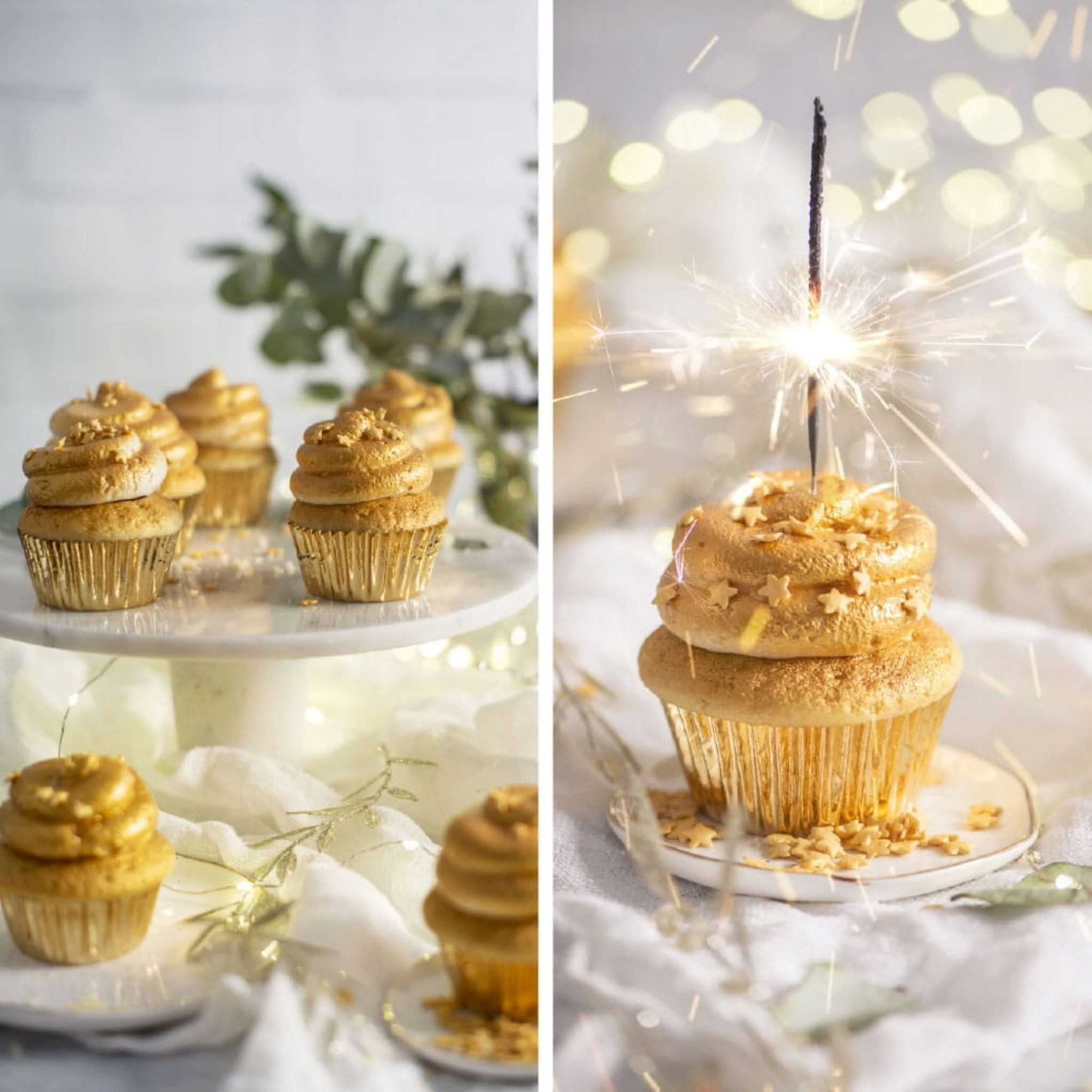 Decora Backform Decora Muffinförmchen Gold 50x32mm, 60 Stk. - Ideal für Backen