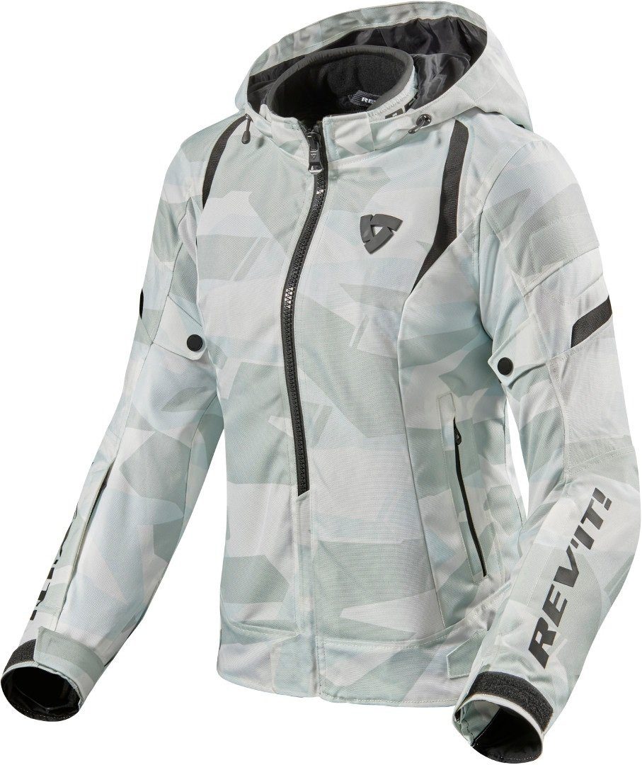 Revit Motorradjacke Flare 2 Damen Motorrad Textiljacke herausnehmbares Innenfutter,wasserdicht