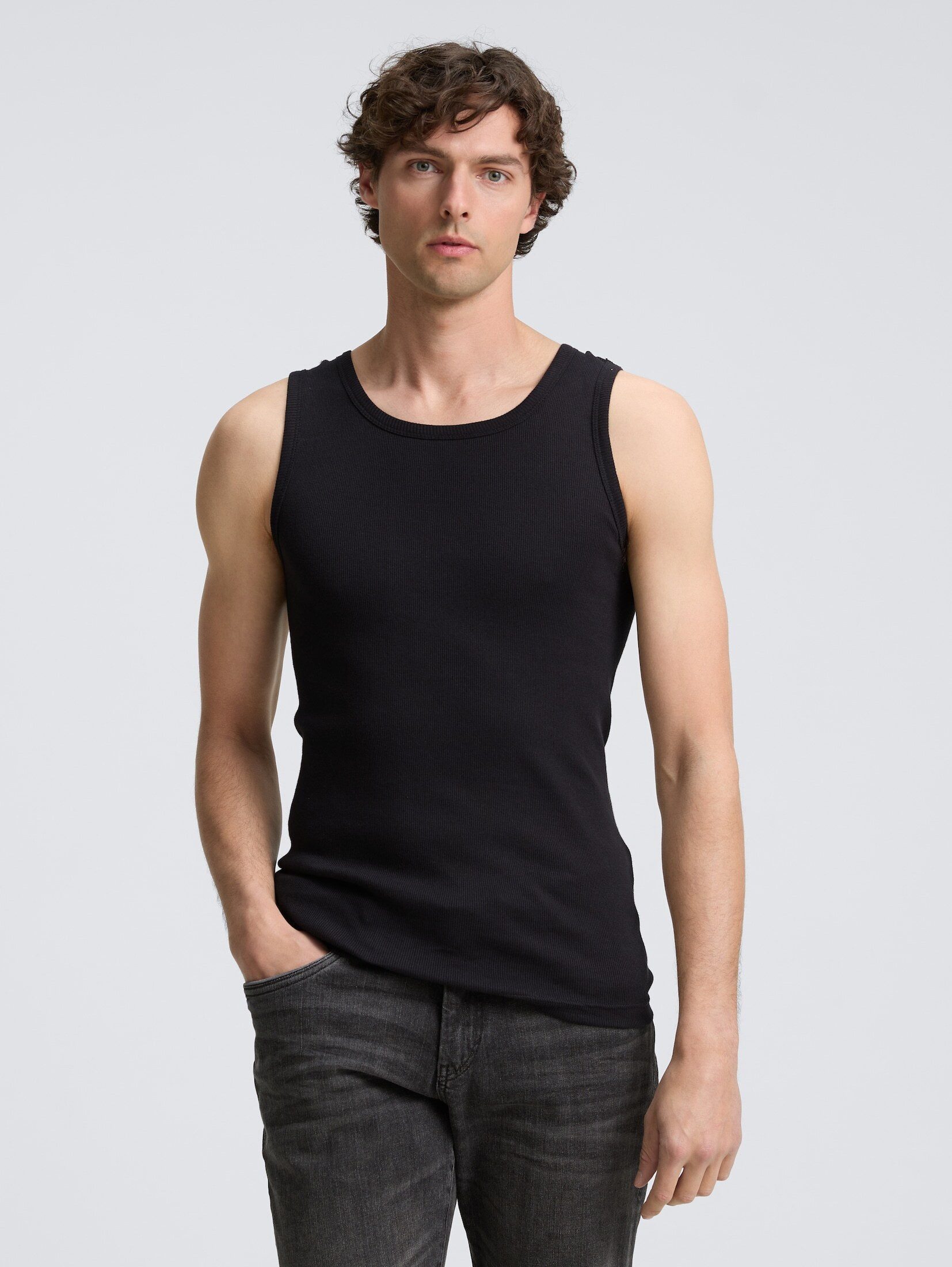 TOM TAILOR Unterhemd Tanktops mit Rippstruktur günstig online kaufen