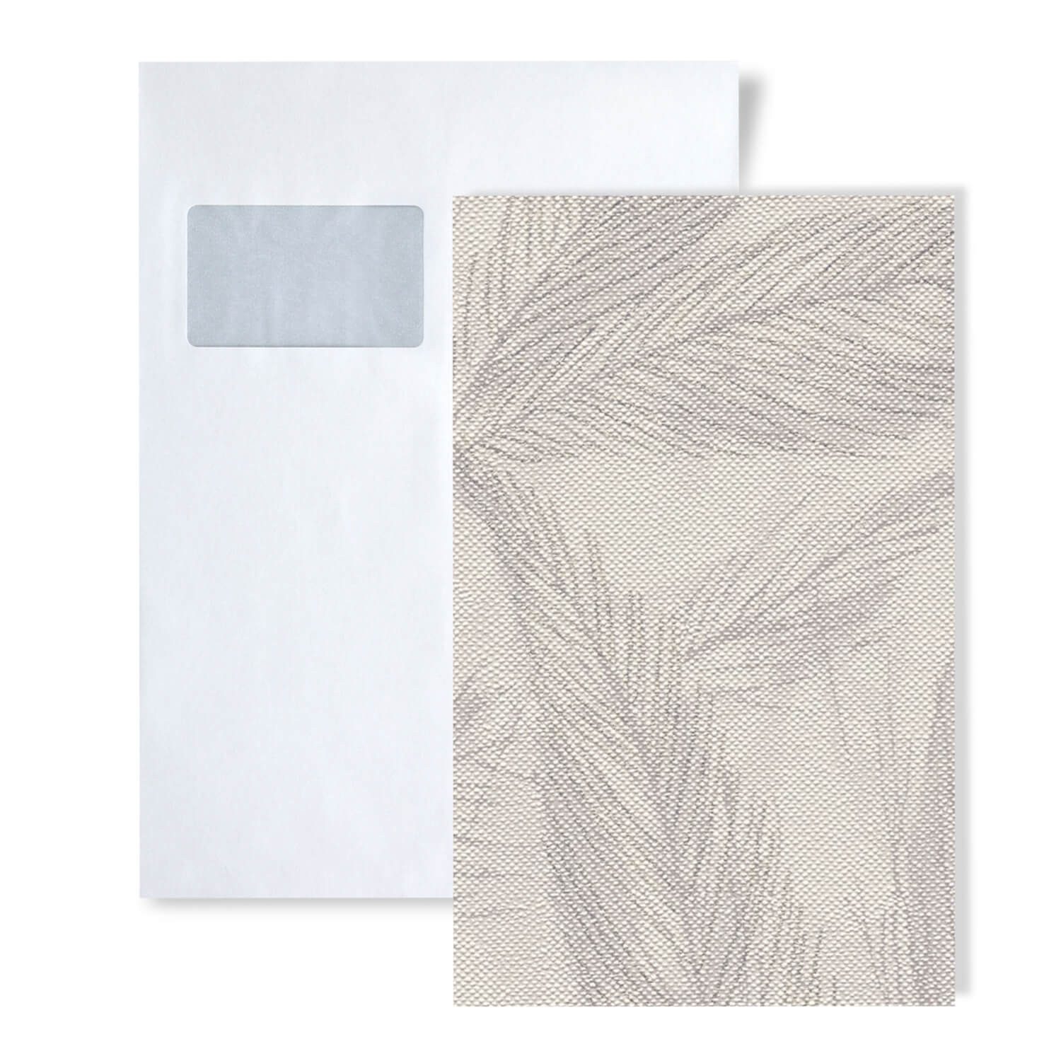 Profhome Schaumtapete 1 MUSTERSTÜCK S-790964-GU DIN A4 MUSTER der Natur Tapete, (1 Musterblatt, ca. A5-A4), grau