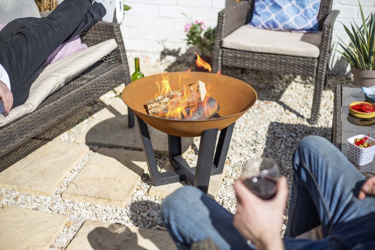 Buschbeck Feuerschale Buschbeck Feuerstelle Ikarus Ø 68 x 50 cm