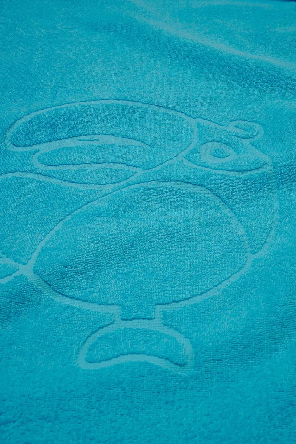 JAKO-O Рушники JAKO-O Badetuch retro, 70x140cm, karibikblau, flauschiger Frottier