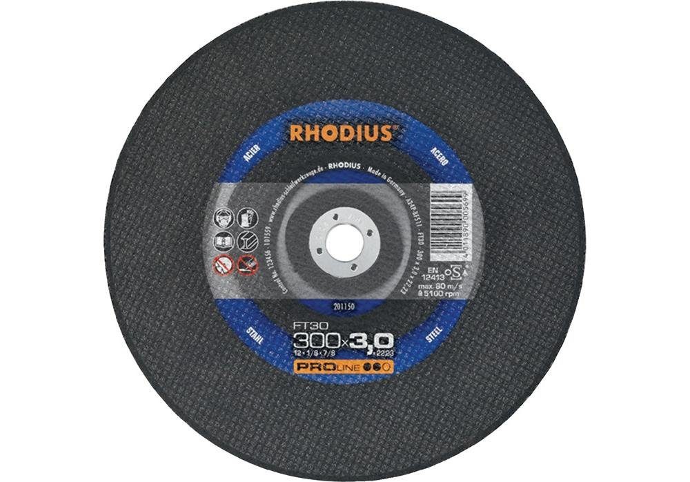 Rhodius Trennscheibe Trennscheibe FT30 D350x4mm gerade Stahl Bohrung 25,4 mm | Trennscheiben