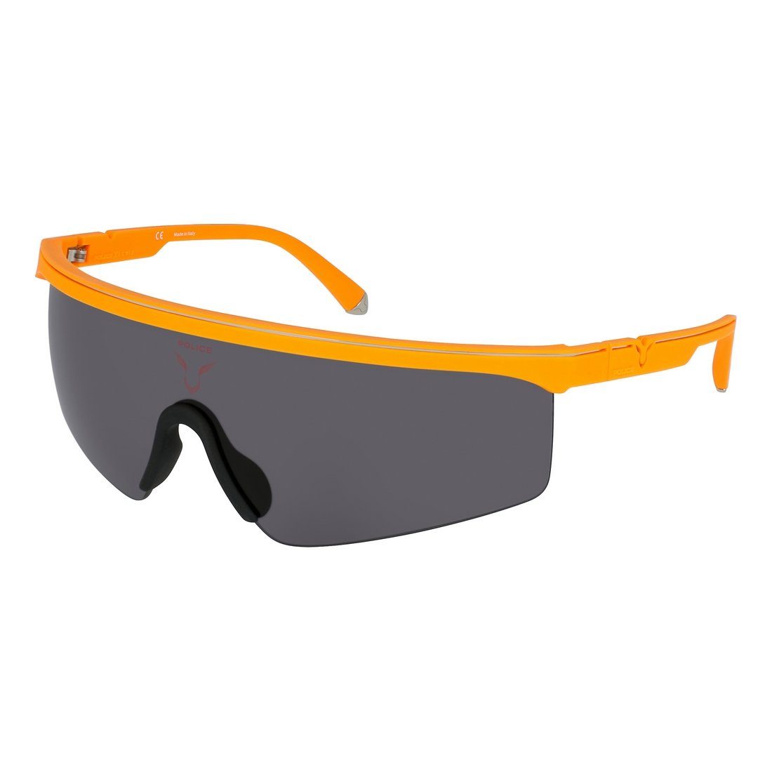 UV400 Sonnenbrille Police Orange Herren SPLA2806AE Grau Sonnenbrille Police
