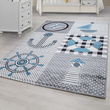 Kinderteppich Teppich für den Flur oder Küche Piraten-Design, Stilvoll Günstig, Läufer, Höhe: 11 mm
