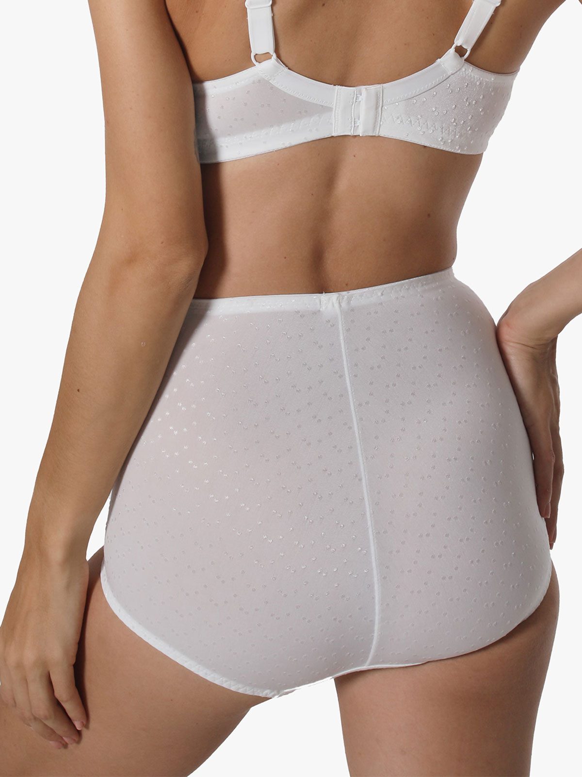 Sassa Miederhose Miederslip DOT JACQUARD (Stück, 1-St) Zwickel