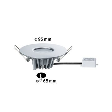 Paulmann LED Einbauleuchte House Außeneinbauleuchte 3000K 4,4W 410lm 230V Silber Metall, Acryl, LED fest integriert, Warmweiß, IP44