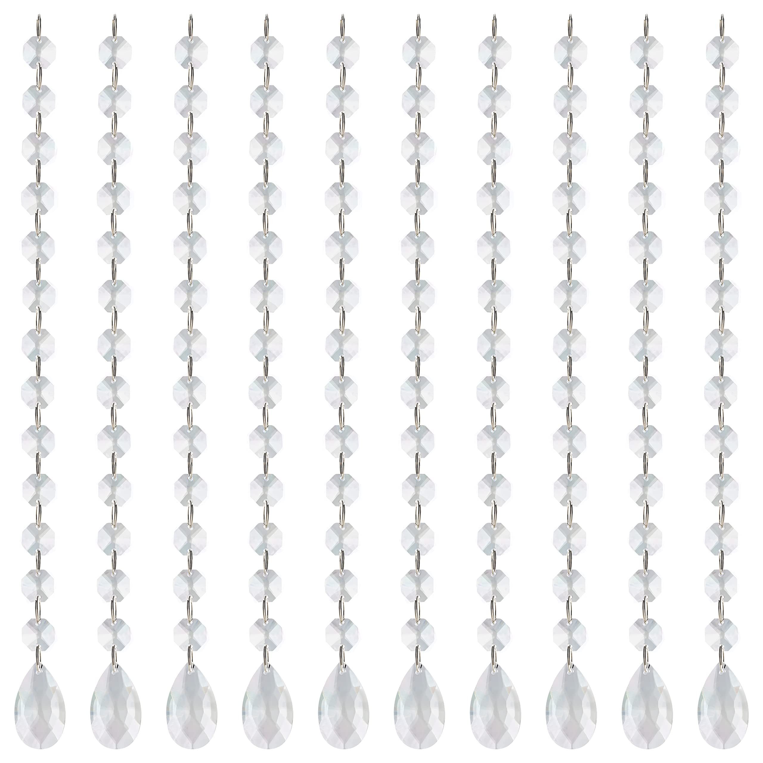 Belle Vous Bastelperlen Kristall Anhänger Set für Kronleuchter - 10 Stück, günstig online kaufen