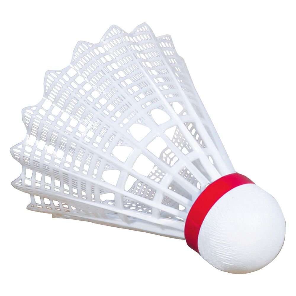 VICTOR Badmintonball Badminton-Bälle Shuttle 2000, Hervorragende Haltbarkeit Weiß, Rot, Schnell