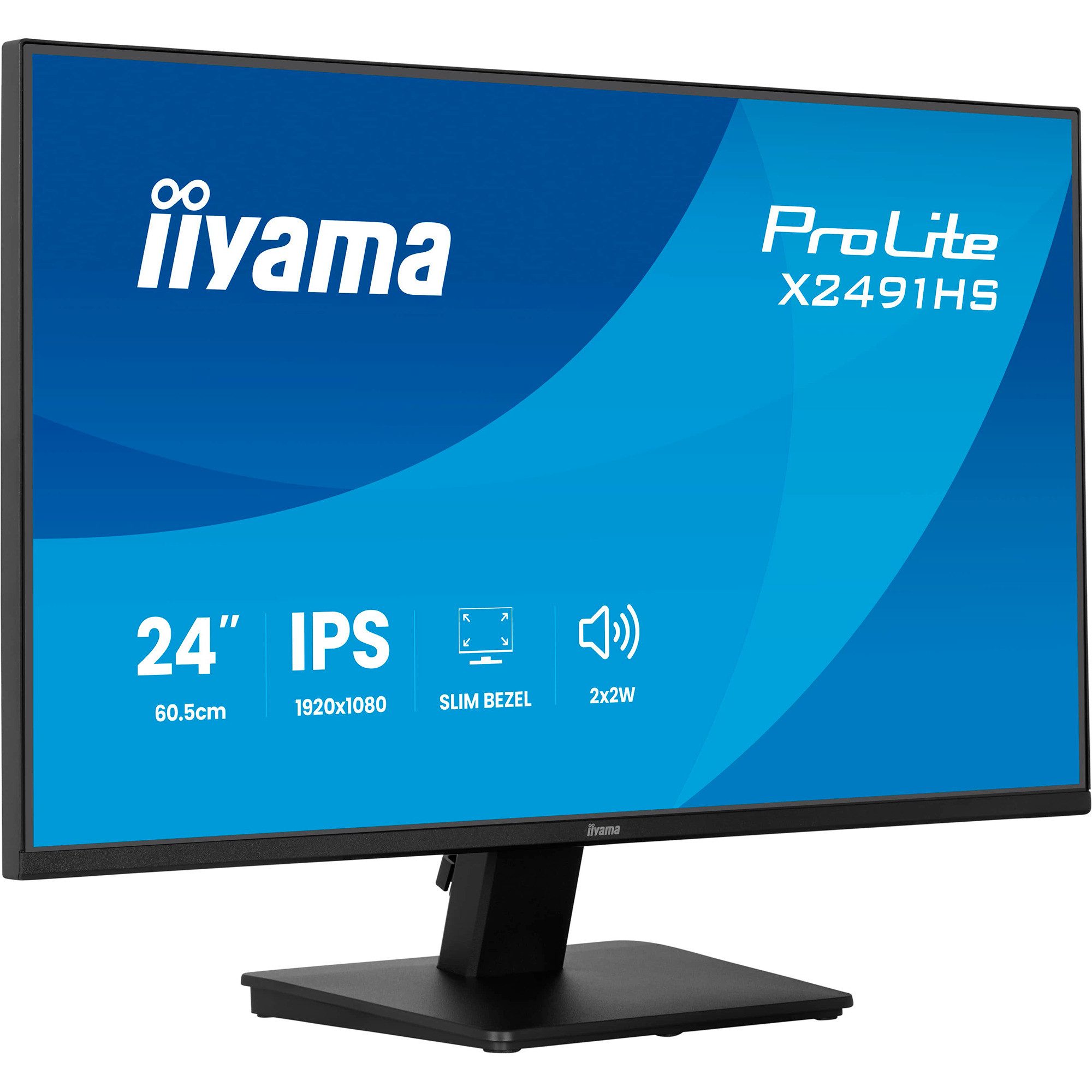 Iiyama iiyama ProLite X2491HS-B1, LED-Monitor, (FullHD, TFT-Monitor (1920 x 1080 px)