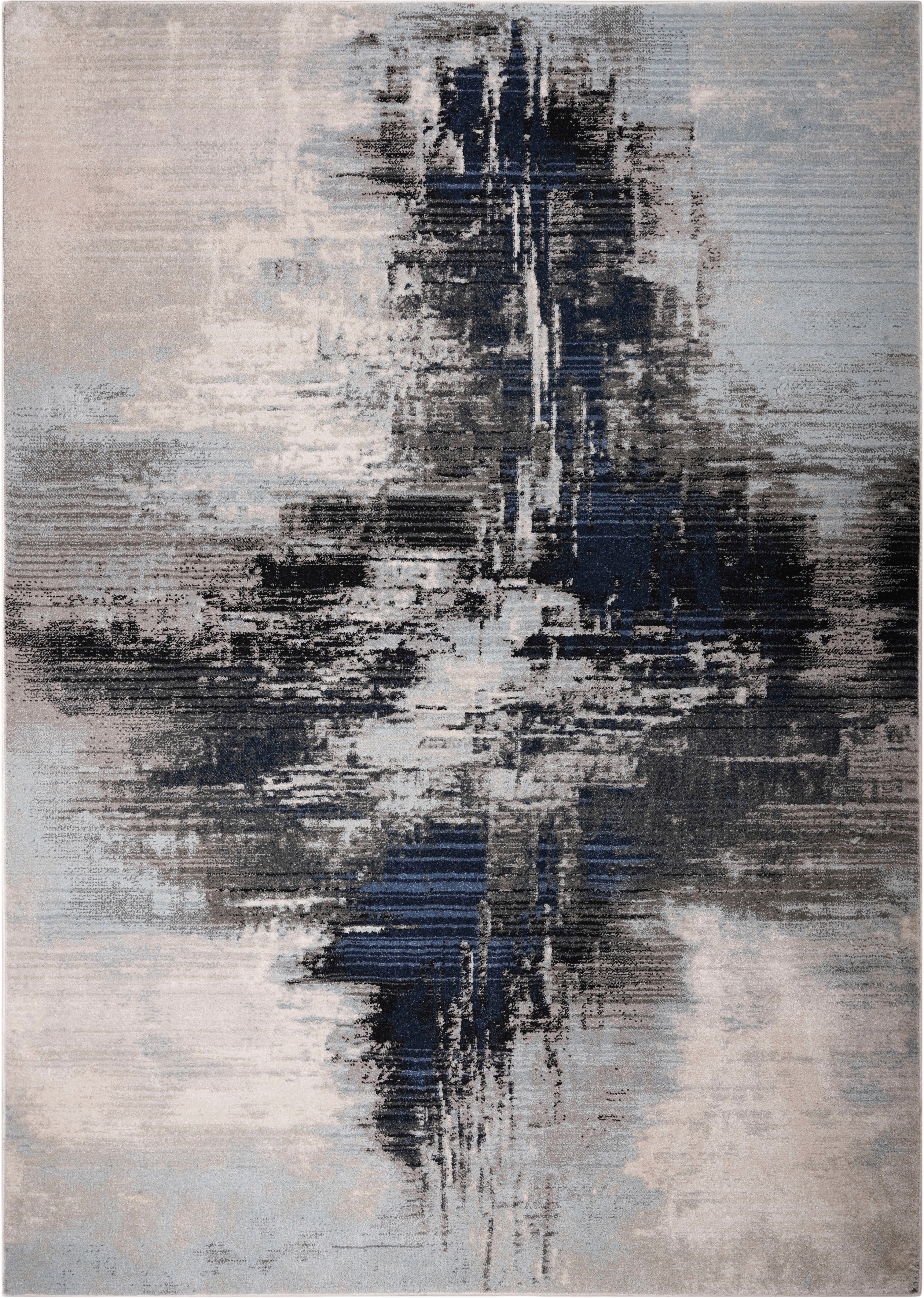 Teppich Leonique, abstraktes rechteckig, weiche grau Joah, Haptik, Design, mm, pflegeleicht Höhe: 18