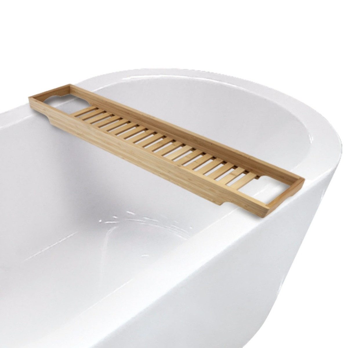 Euroshowers GmbH Badewannenablage Bambus 70 × 15 × 4,3 cm – Bild 2 von 2