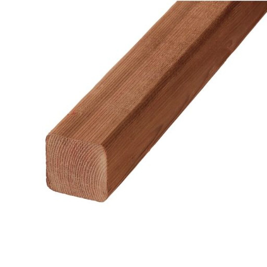 GartenLand Zaunpfosten 9x9 cm Pfosten Braun für Weidenzäune 190 cm KDI Braun, (Set)
