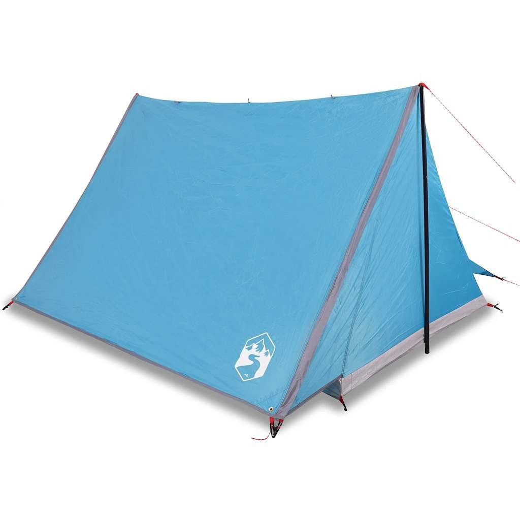 vidaXL Kuppelzelt Campingzelt 2 Personen Blau Wasserfest, (1 tlg)