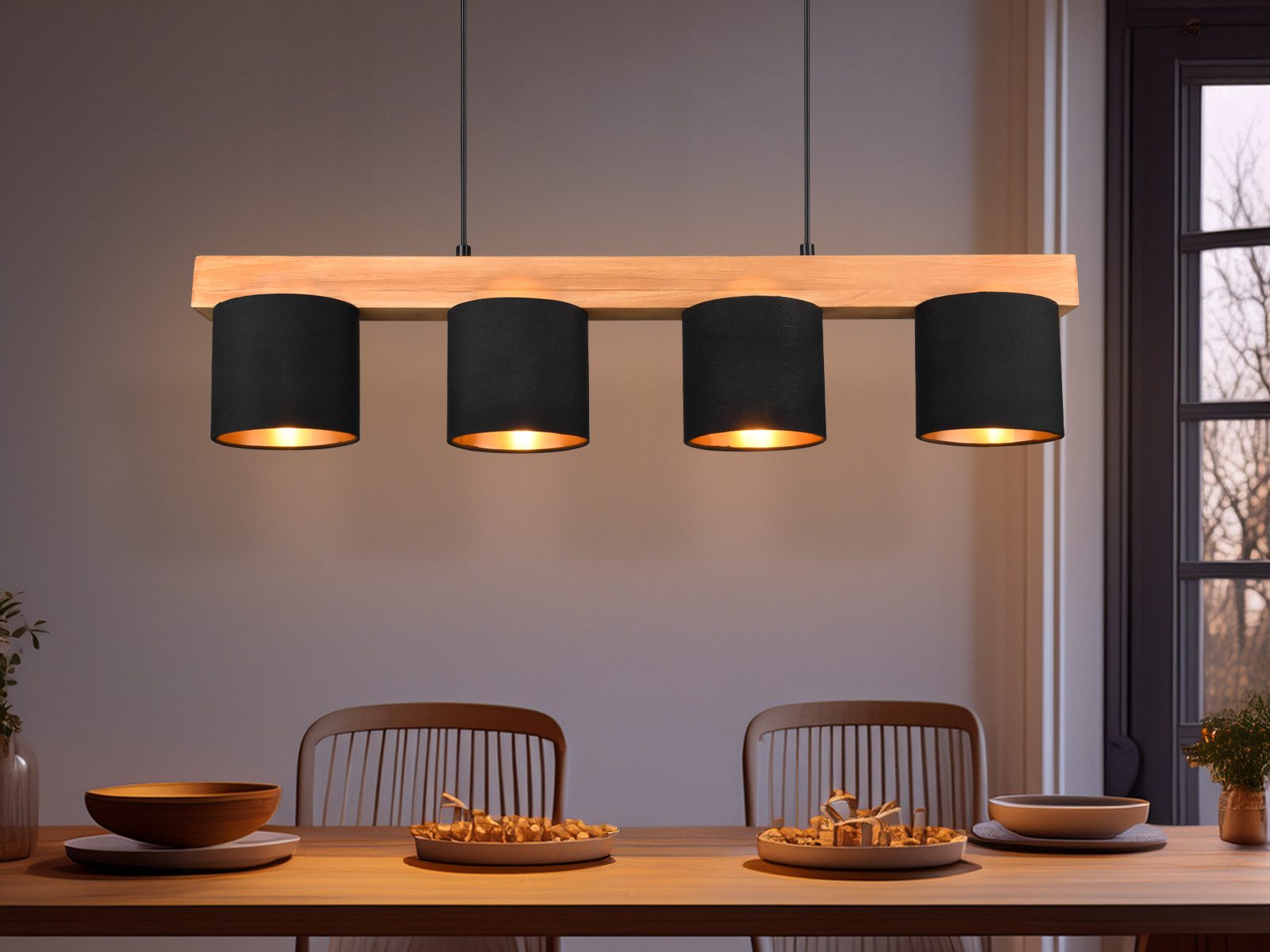 Reality Leuchten LED Pendelleuchte, Dimmfunktion, LED wechselbar, Warmweiß, günstig online kaufen