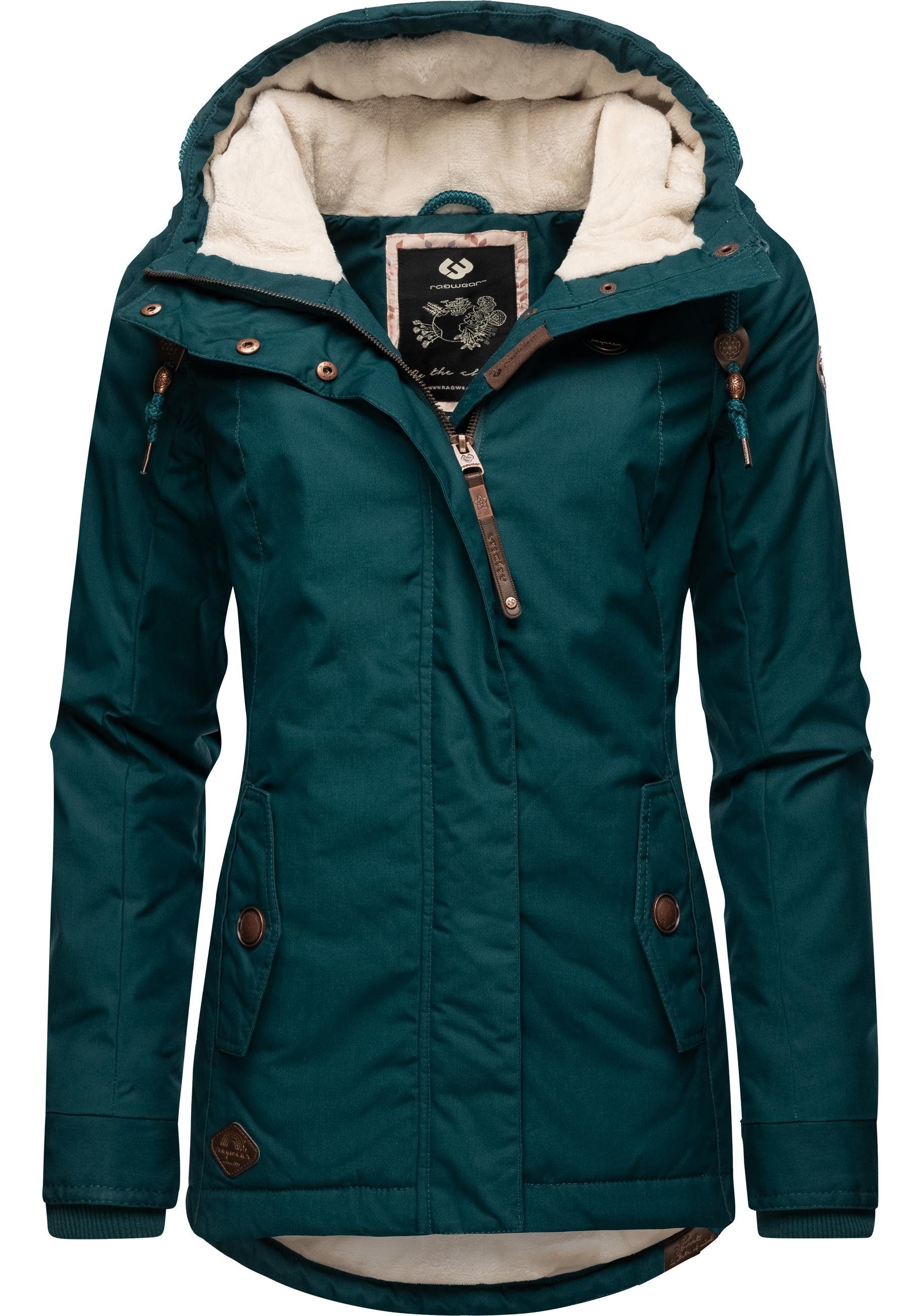 Ragwear Winterjacke "Monade", mit Kapuze, Damen Winterparka mit Kapuze und günstig online kaufen