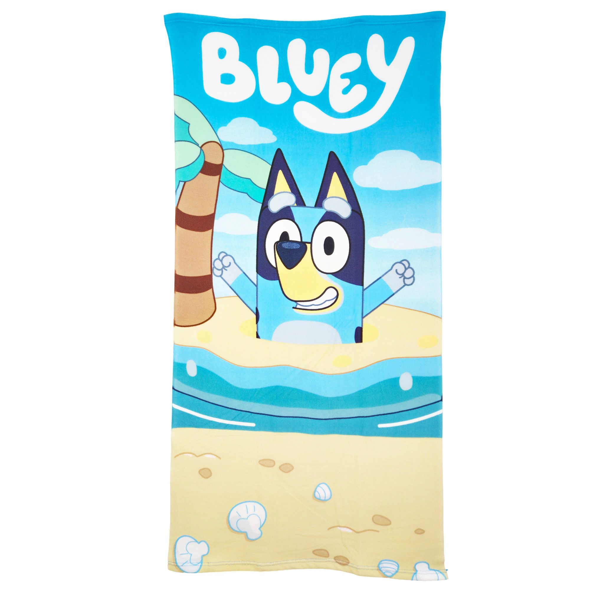 Bluey Strandtuch Kinderserie Bluey Kinder Strandtuch Handtuch Badetuch 70 x 140 cm
