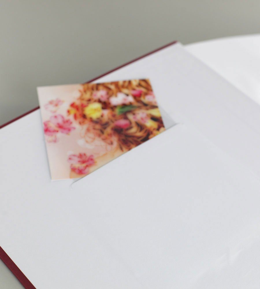 IDEAL TREND Fotoalbum Flair Fotoalbum 30x30 cm 100 weiße Seiten Seiten Jumbo Buchalbum Fotob