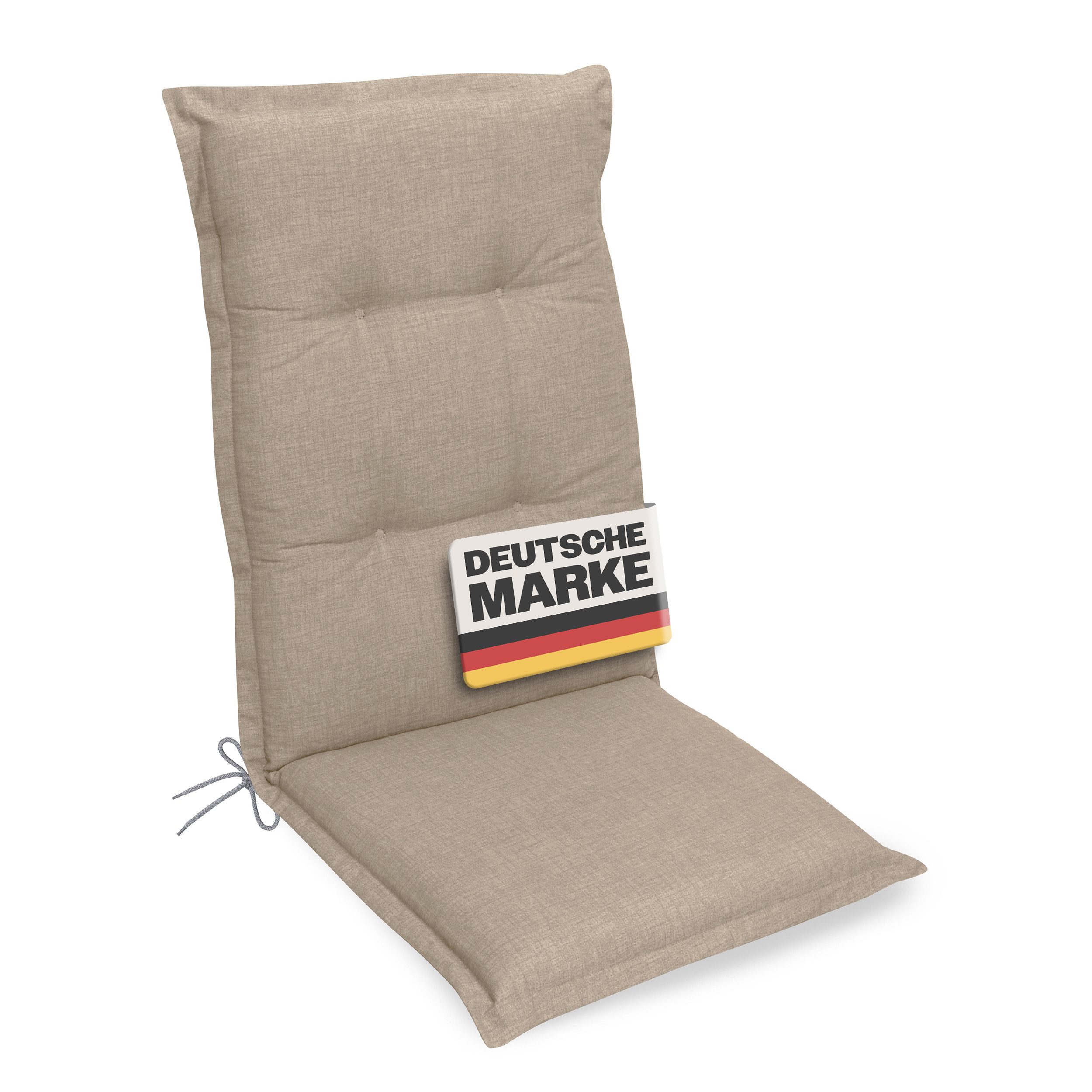Gardissimo Hochlehnerauflage Premium, (1 St., 1 Auflage), UV-beständig für Hochlehner-Stühle